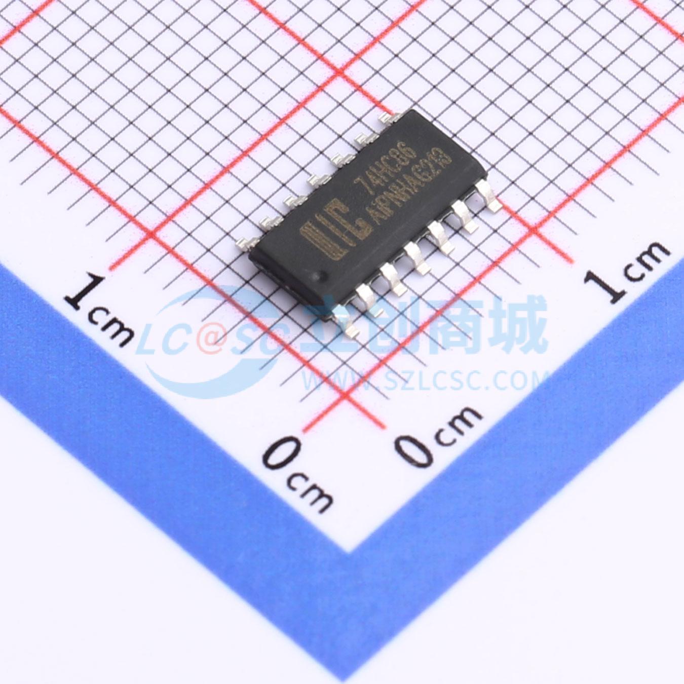 点击查看大图 AiP74HC86SA14.TB实物图