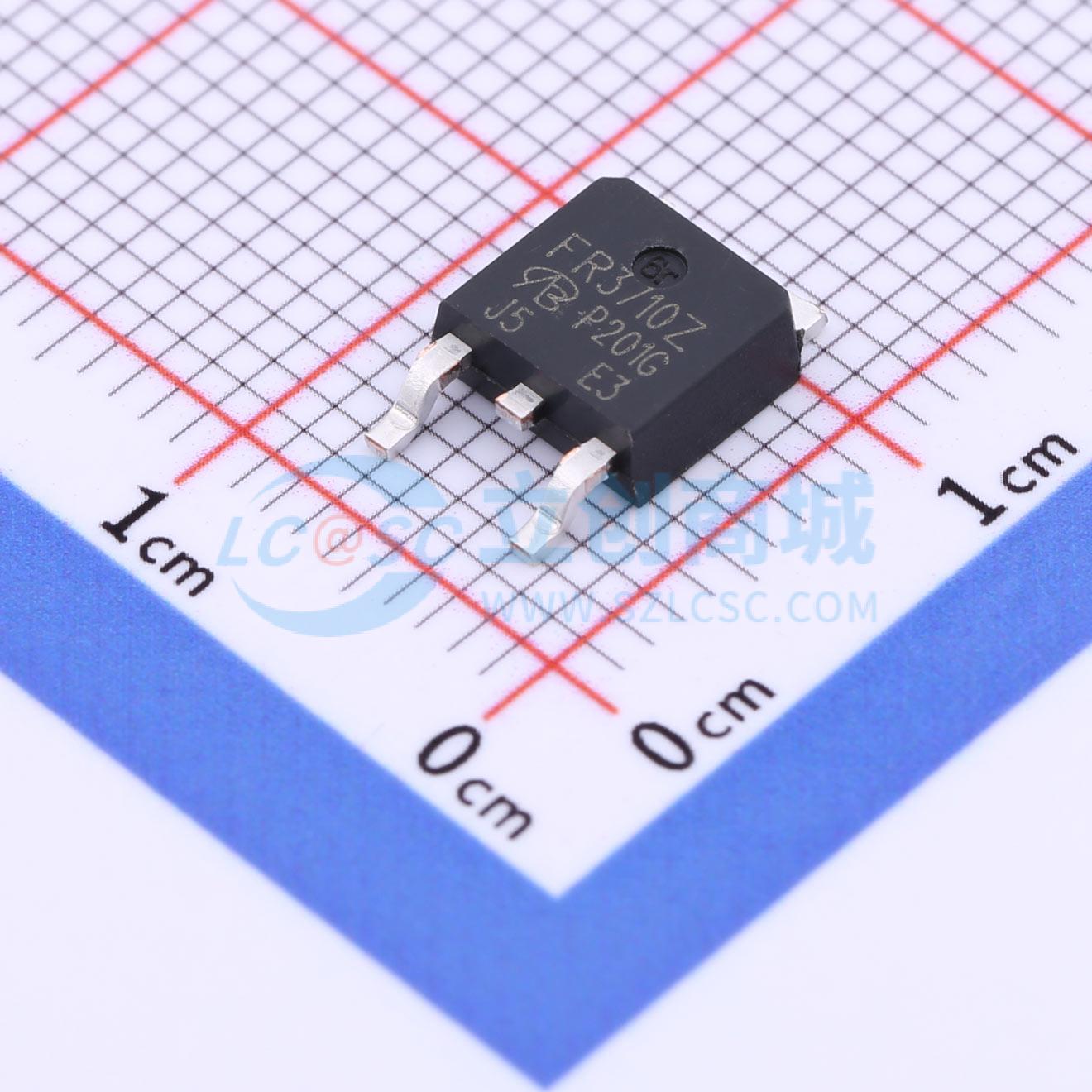 点击查看大图 IRFR3710ZTRPBF-VB实物图