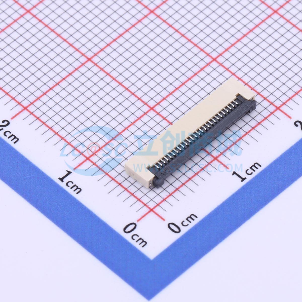 点击查看大图 FPC-0.5FX-26PWBH15实物图