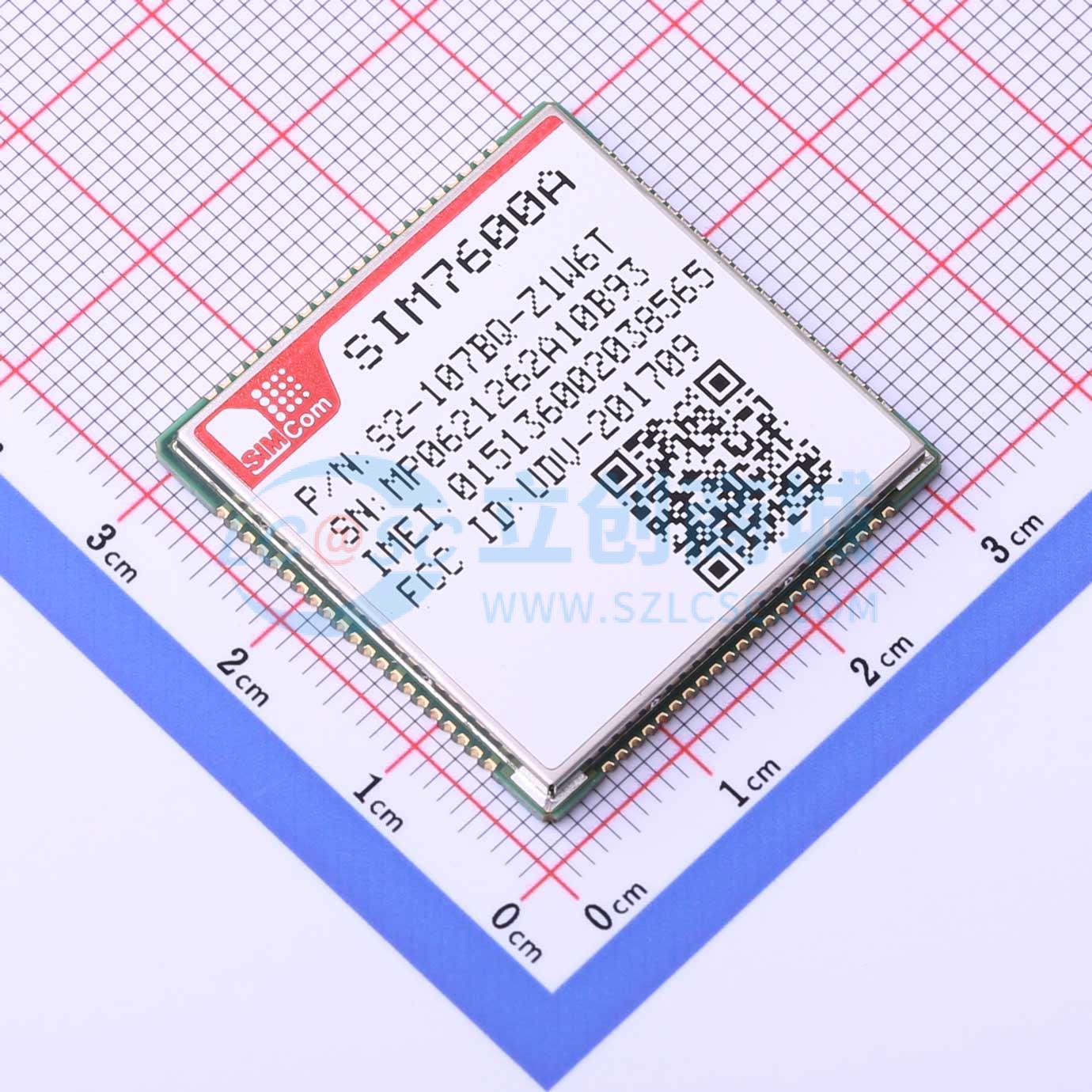 点击查看大图 SIM7600A实物图