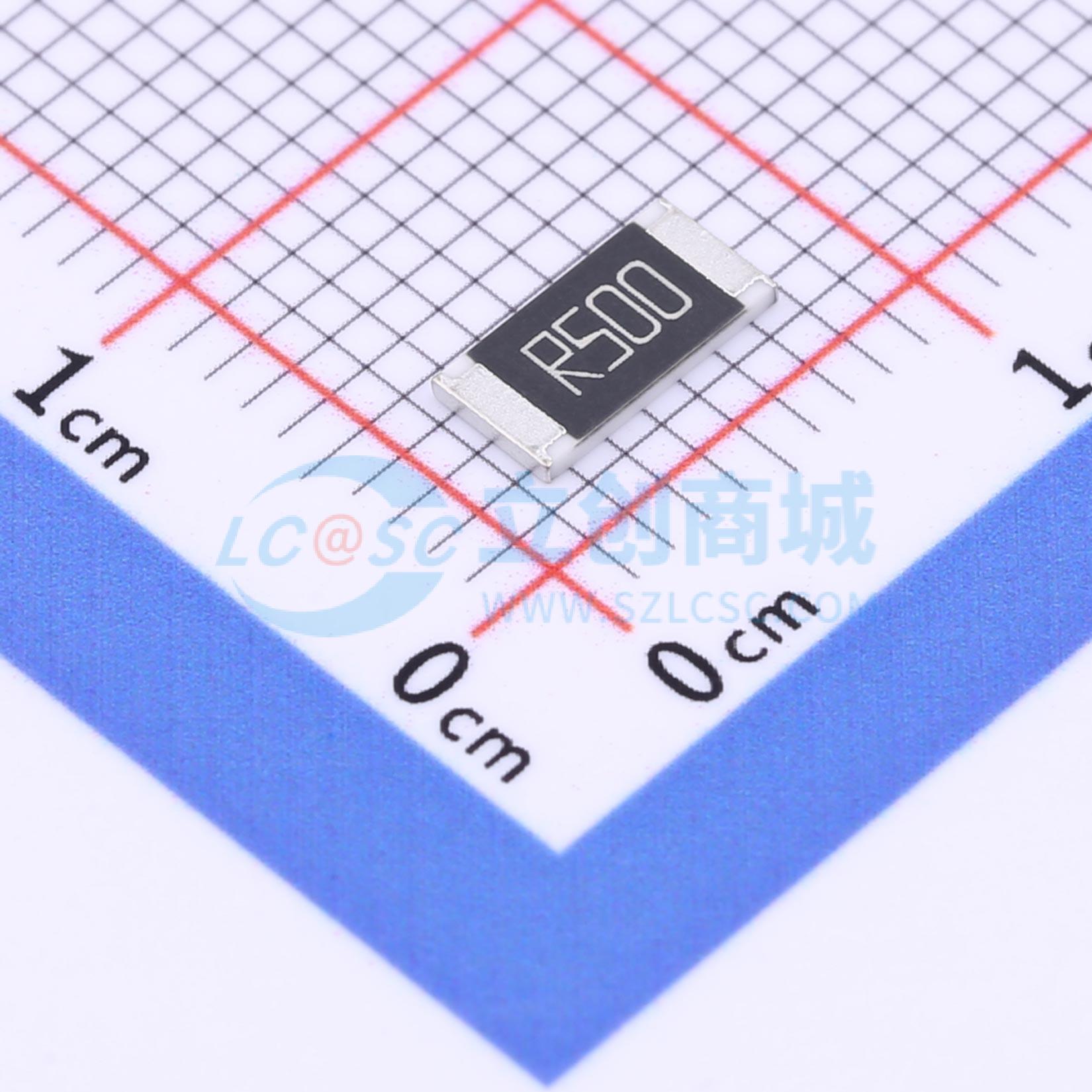 点击查看大图 CR2512J1R500G实物图