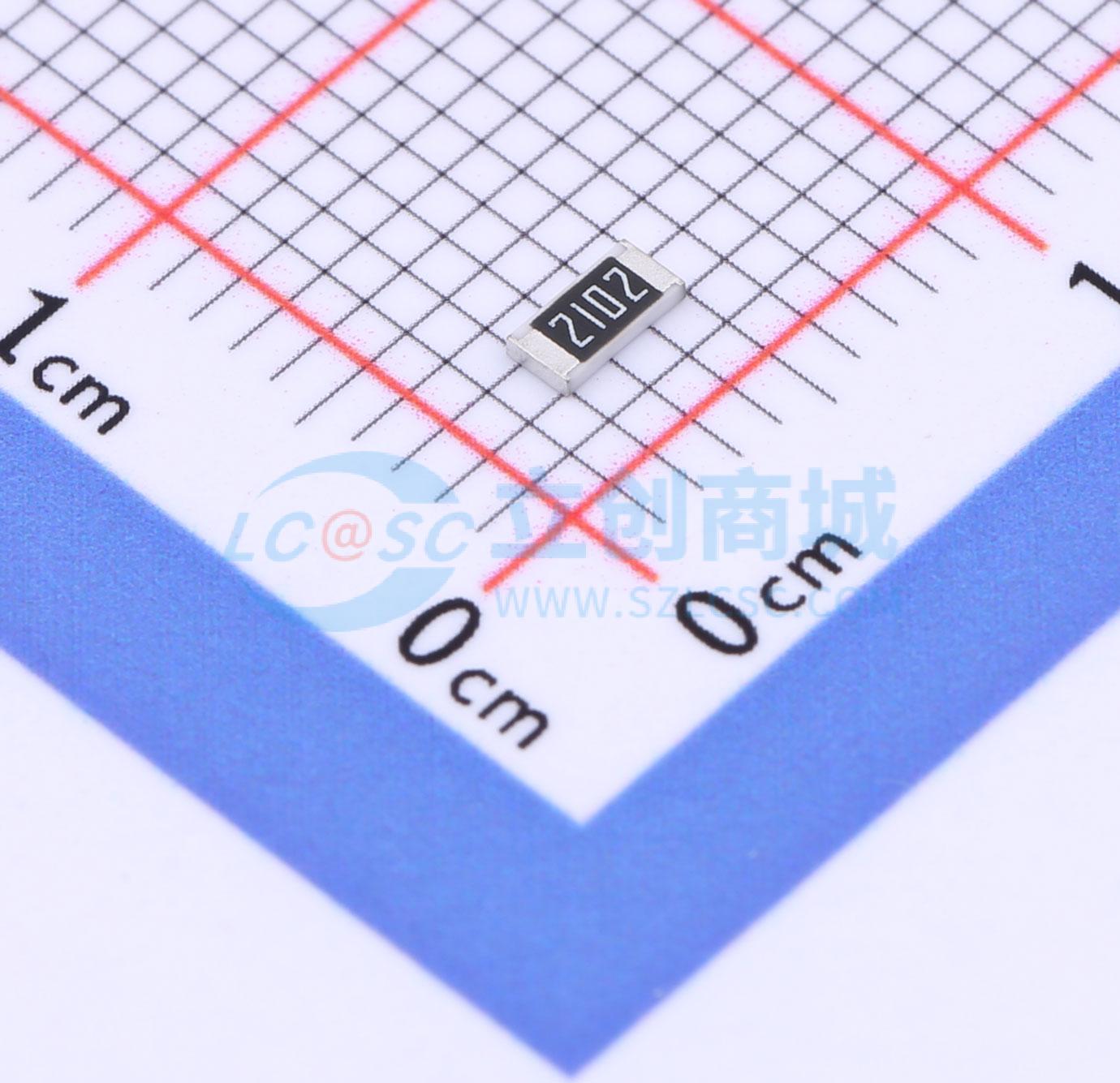 点击查看大图 FRC1206F2102TS实物图