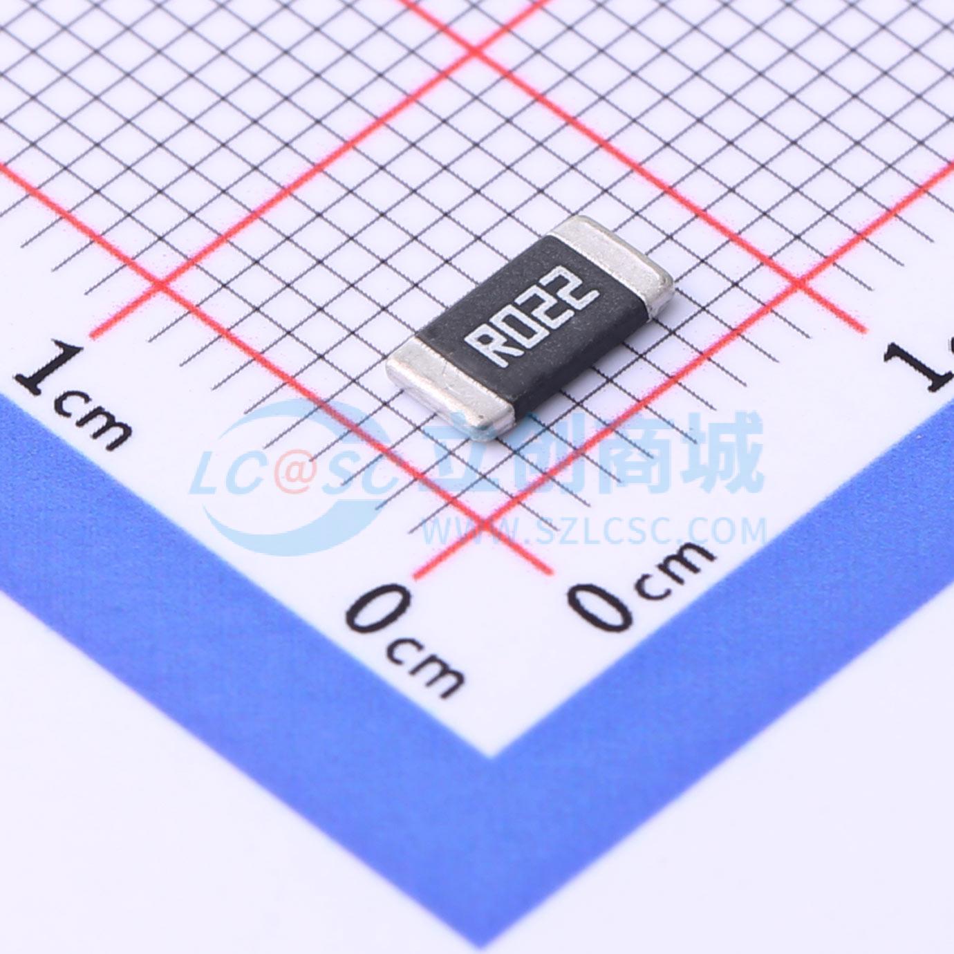 点击查看大图 HoLLR2512-2W-22mR-1%实物图