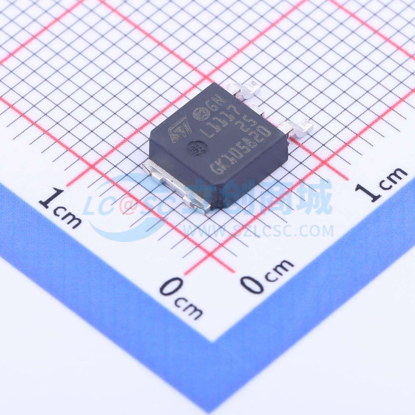 点击查看大图 LD1117DT25TR实物图