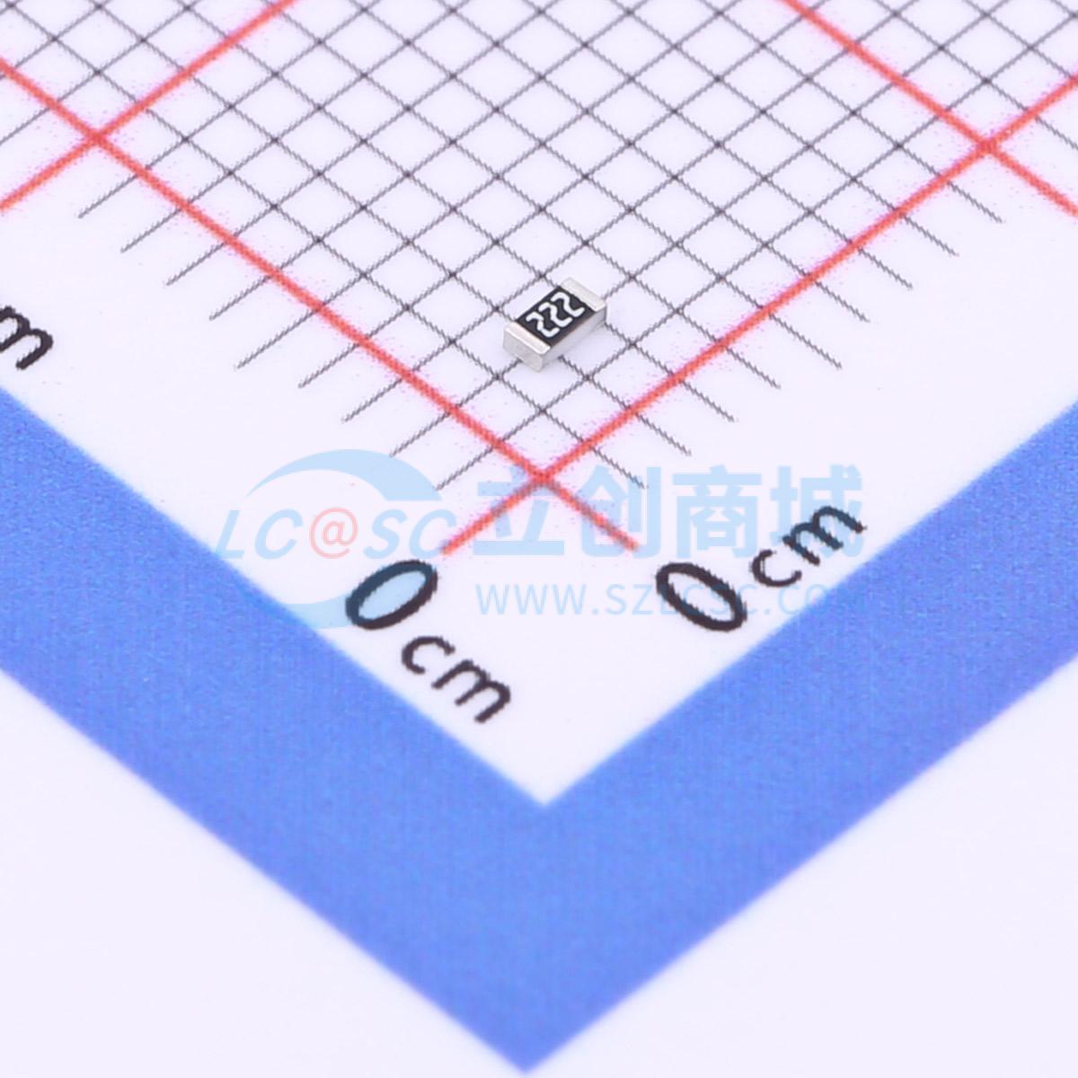 点击查看大图 SC0603J2201F2BNRH实物图