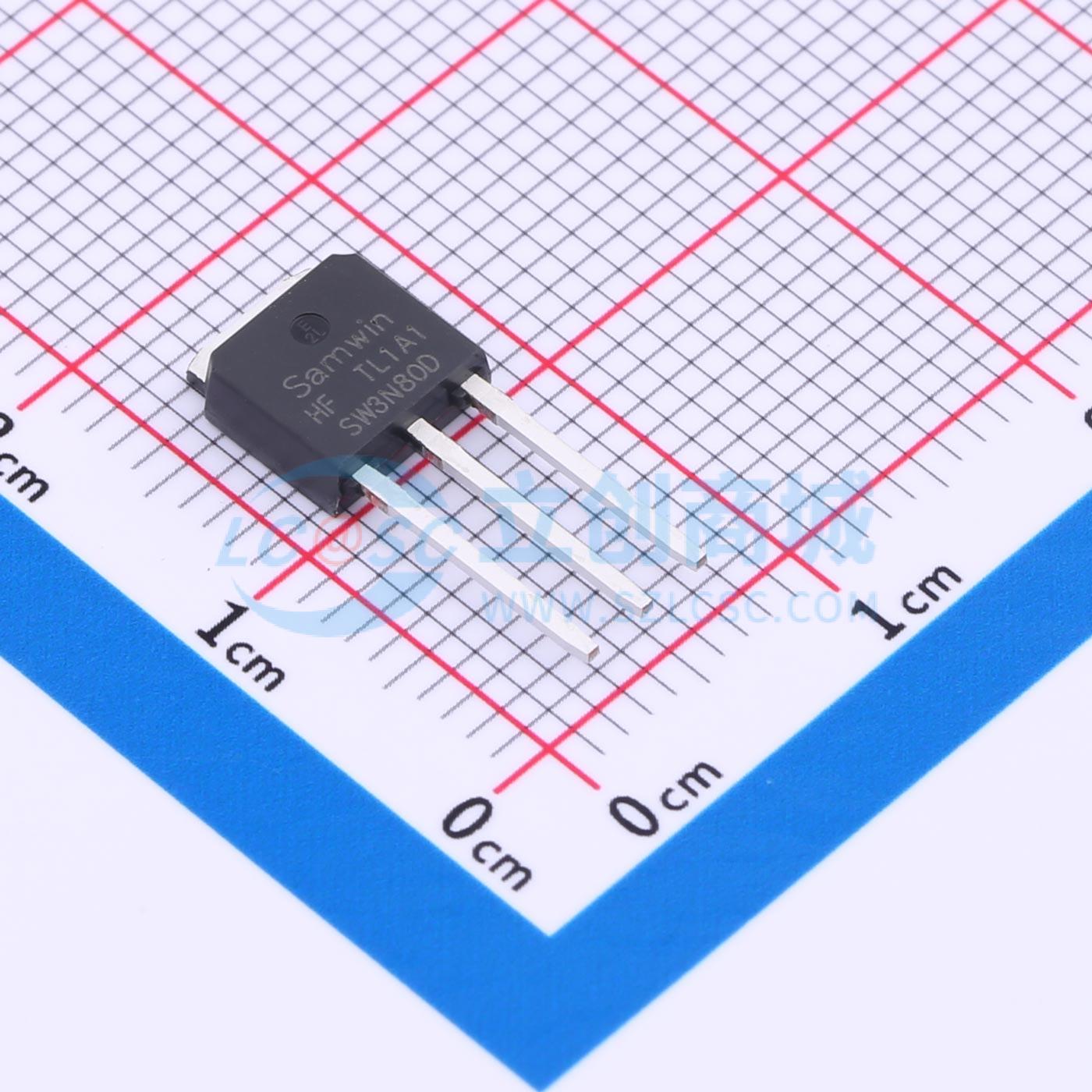 点击查看大图 SWN3N80D实物图
