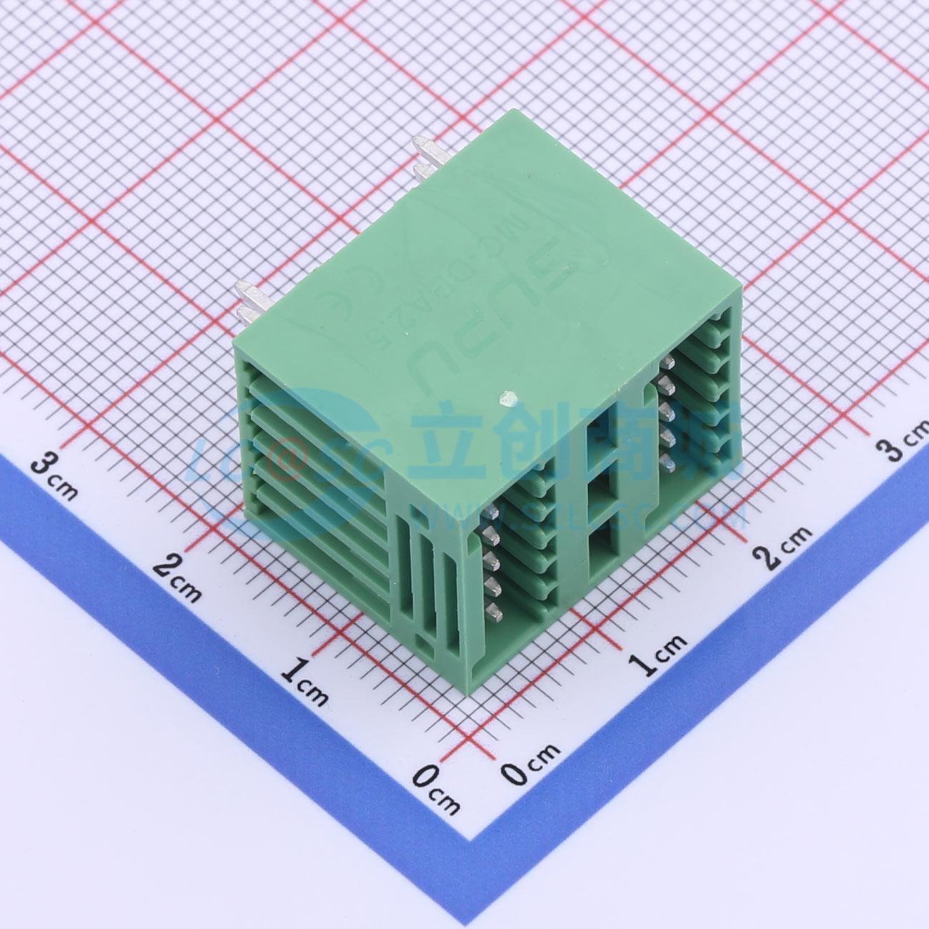 点击查看大图 DB2EVH-2.5-2*6P-GN实物图