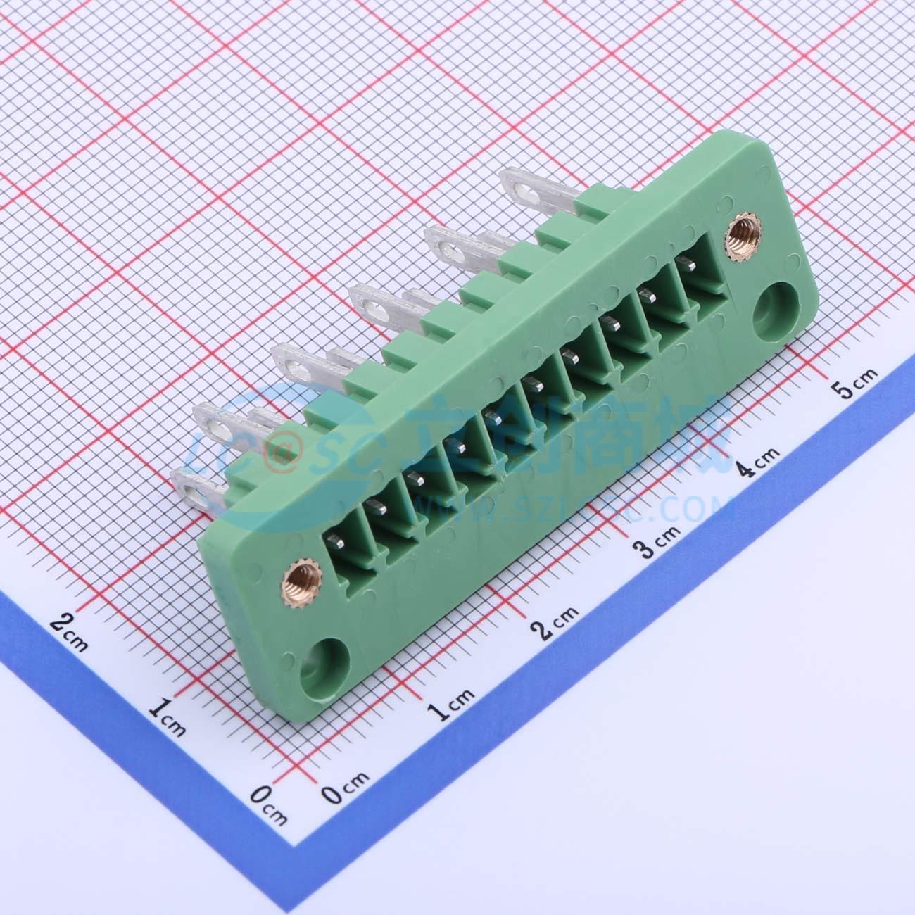点击查看大图 DB2CM-3.81-10P-GN实物图