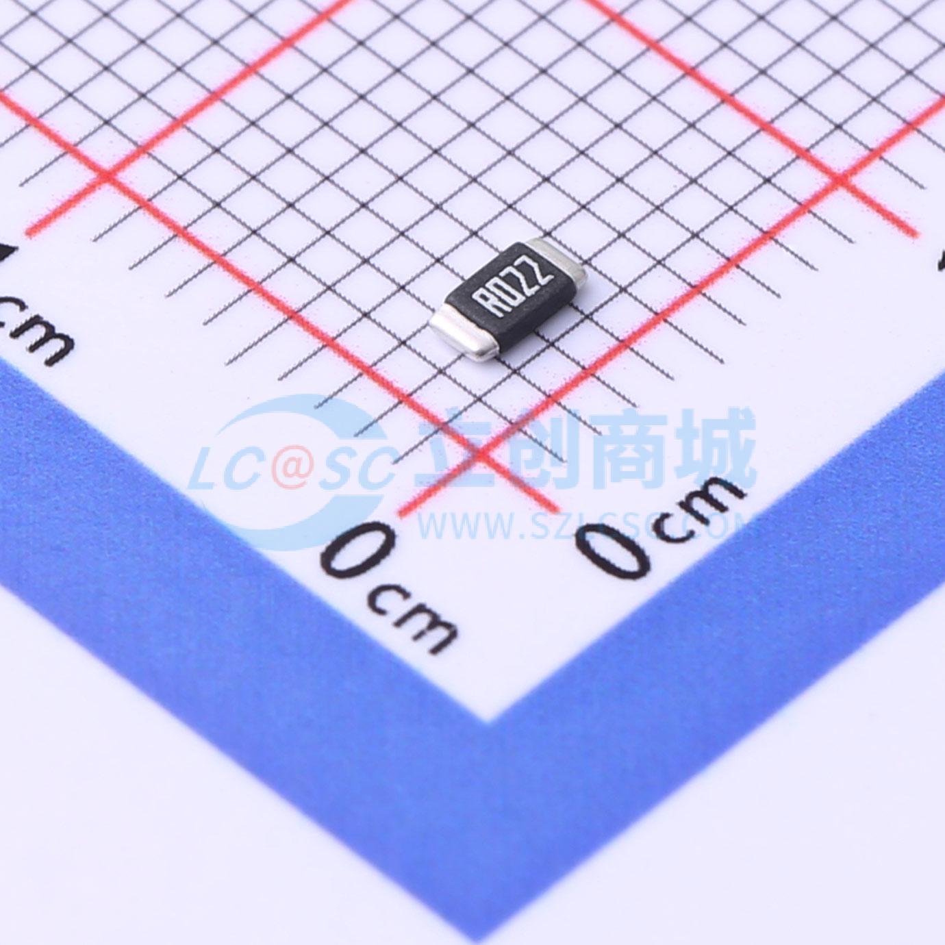 点击查看大图 HoLLR1206-1W-22mR-1%实物图