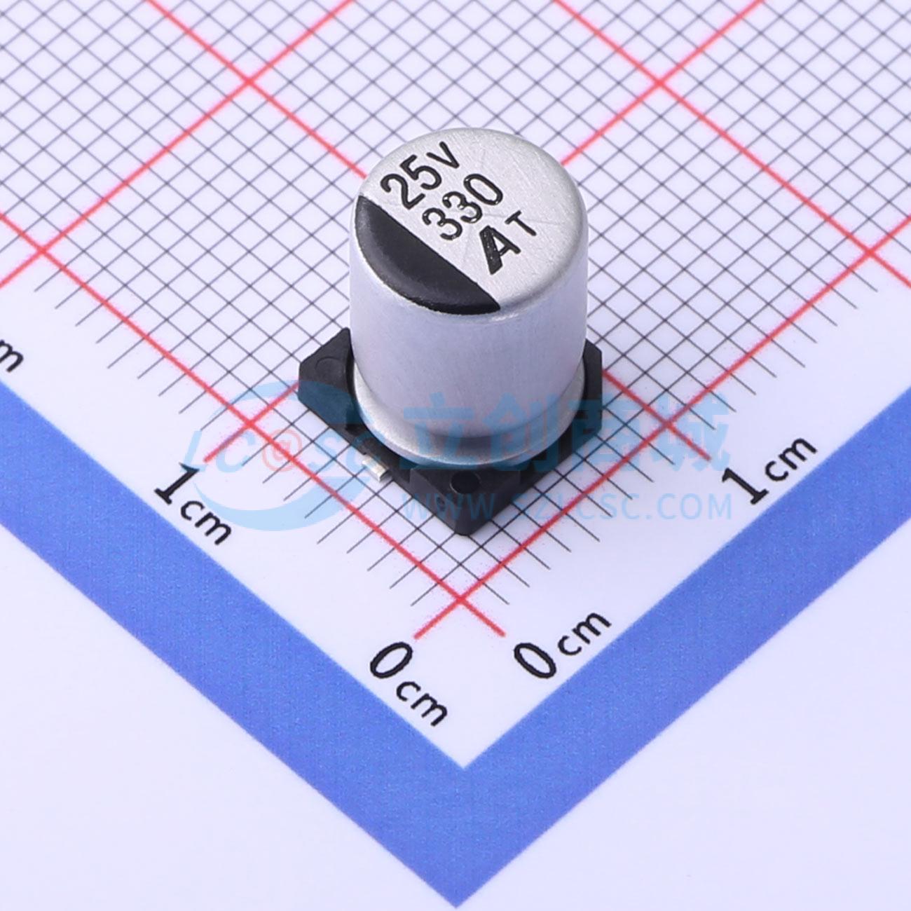 点击查看大图 GVT1E337M0810CNVC实物图