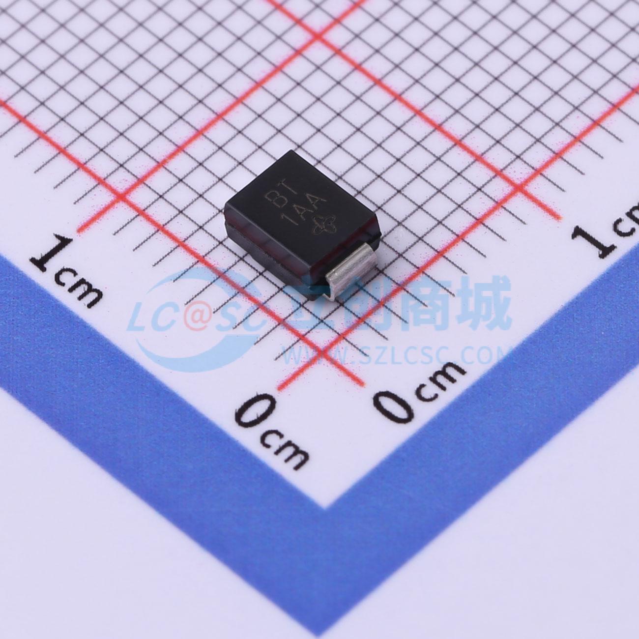 点击查看大图 SMBJ18CAHE3_A/H实物图