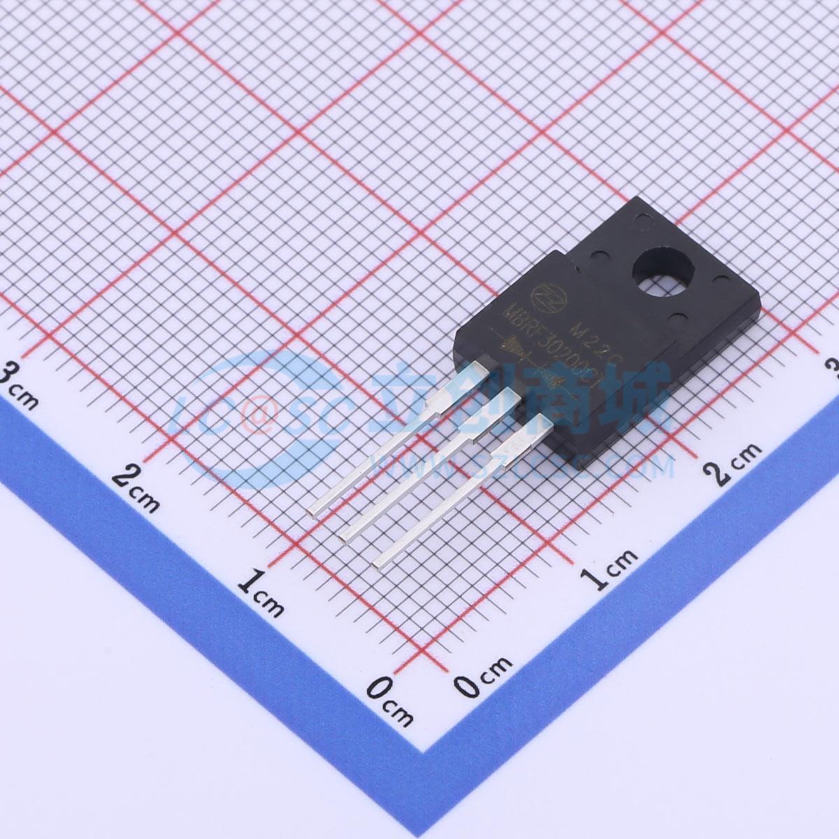 点击查看大图 MBRF30200CT实物图