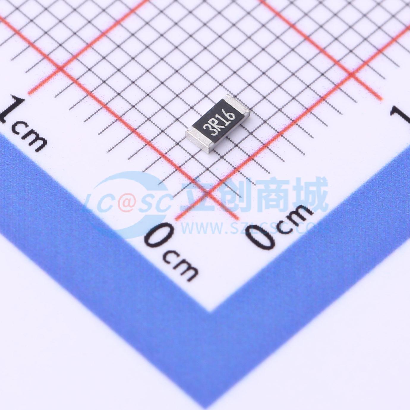 点击查看大图 CR1206F43R16G实物图