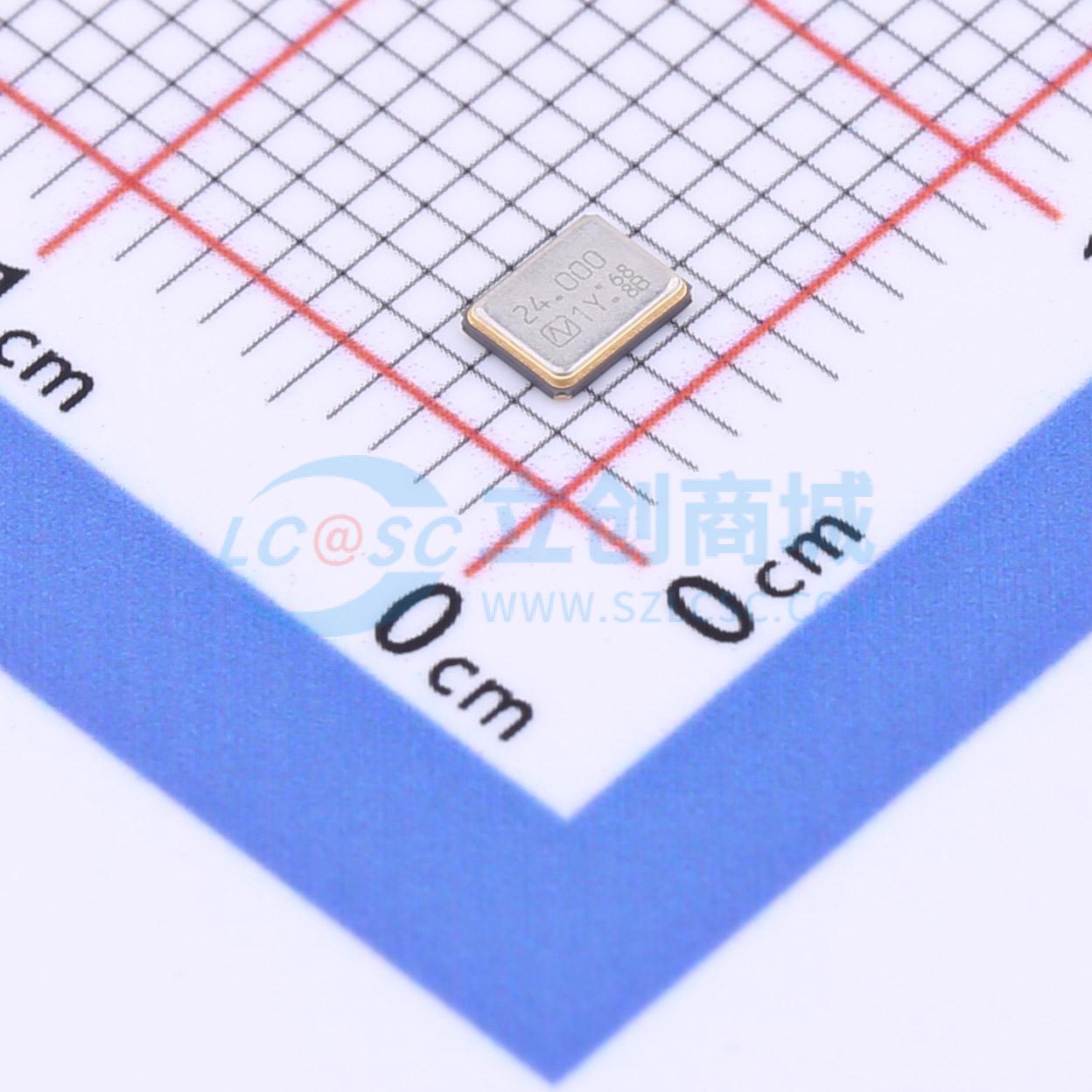 点击查看大图 NX3225SA 24M 15PPM 8PF-10+75℃ STD-CSR-1实物图