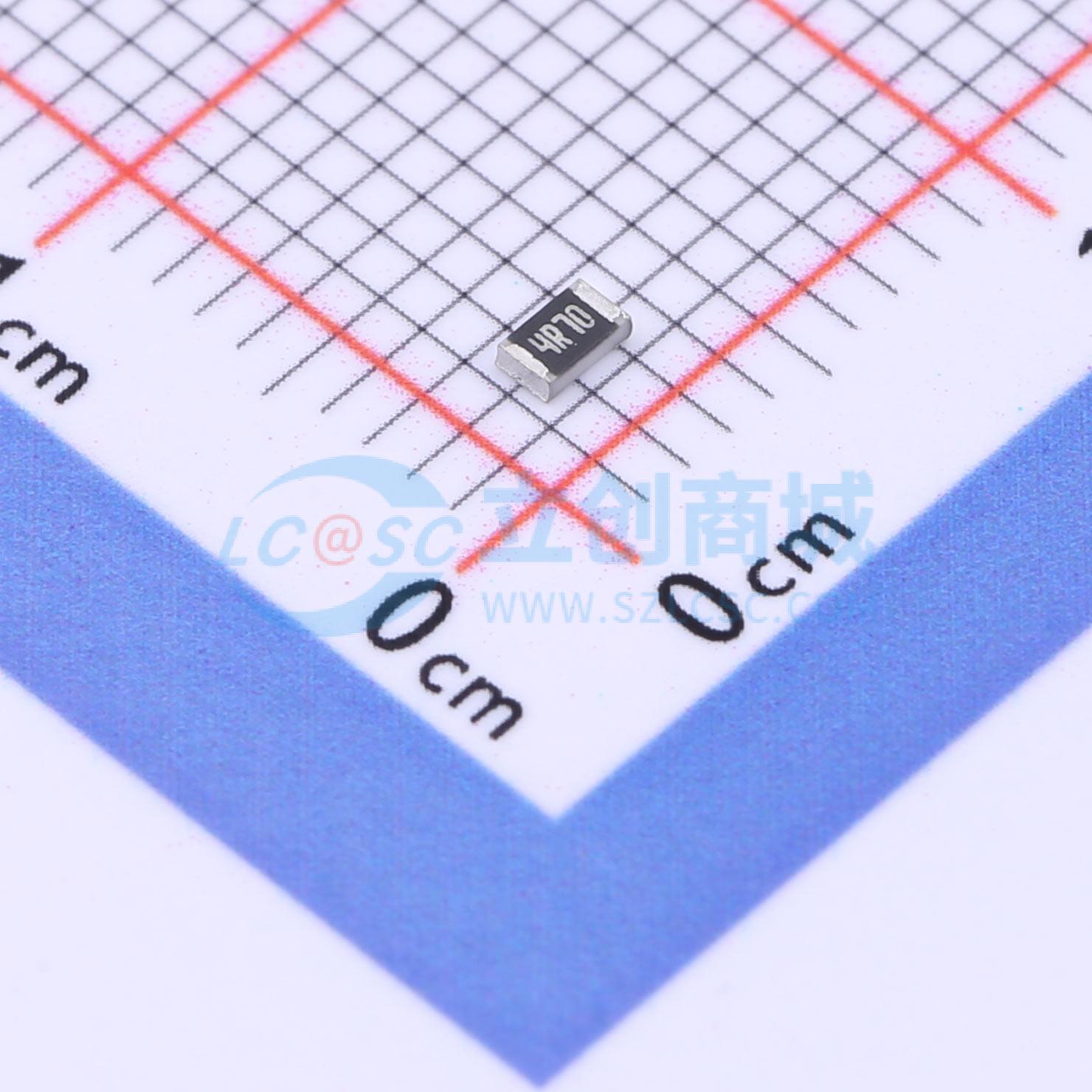 点击查看大图 SCR0805F4R7实物图