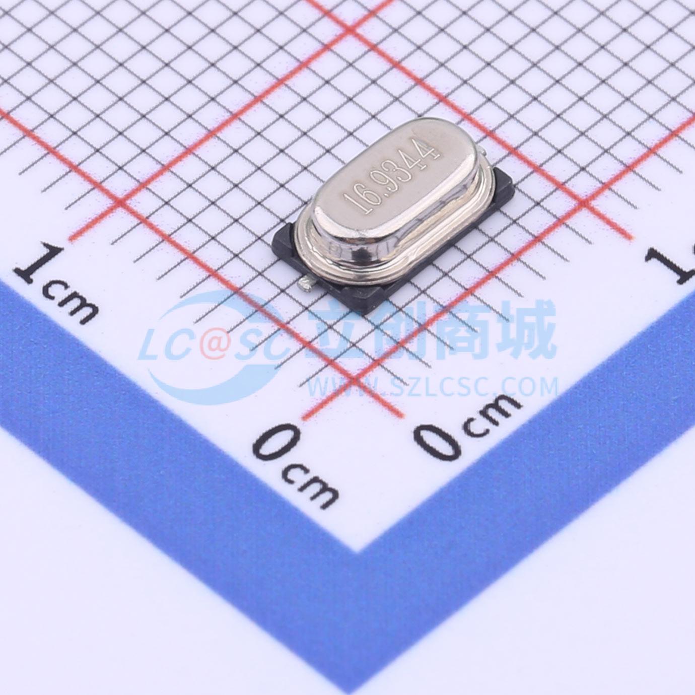 点击查看大图 16.9344M 12PF 20PPM实物图