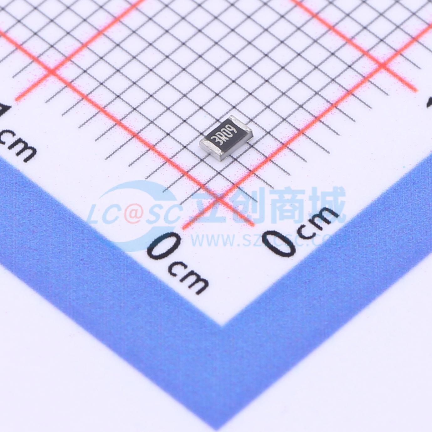 点击查看大图 SCR0805F3R09实物图