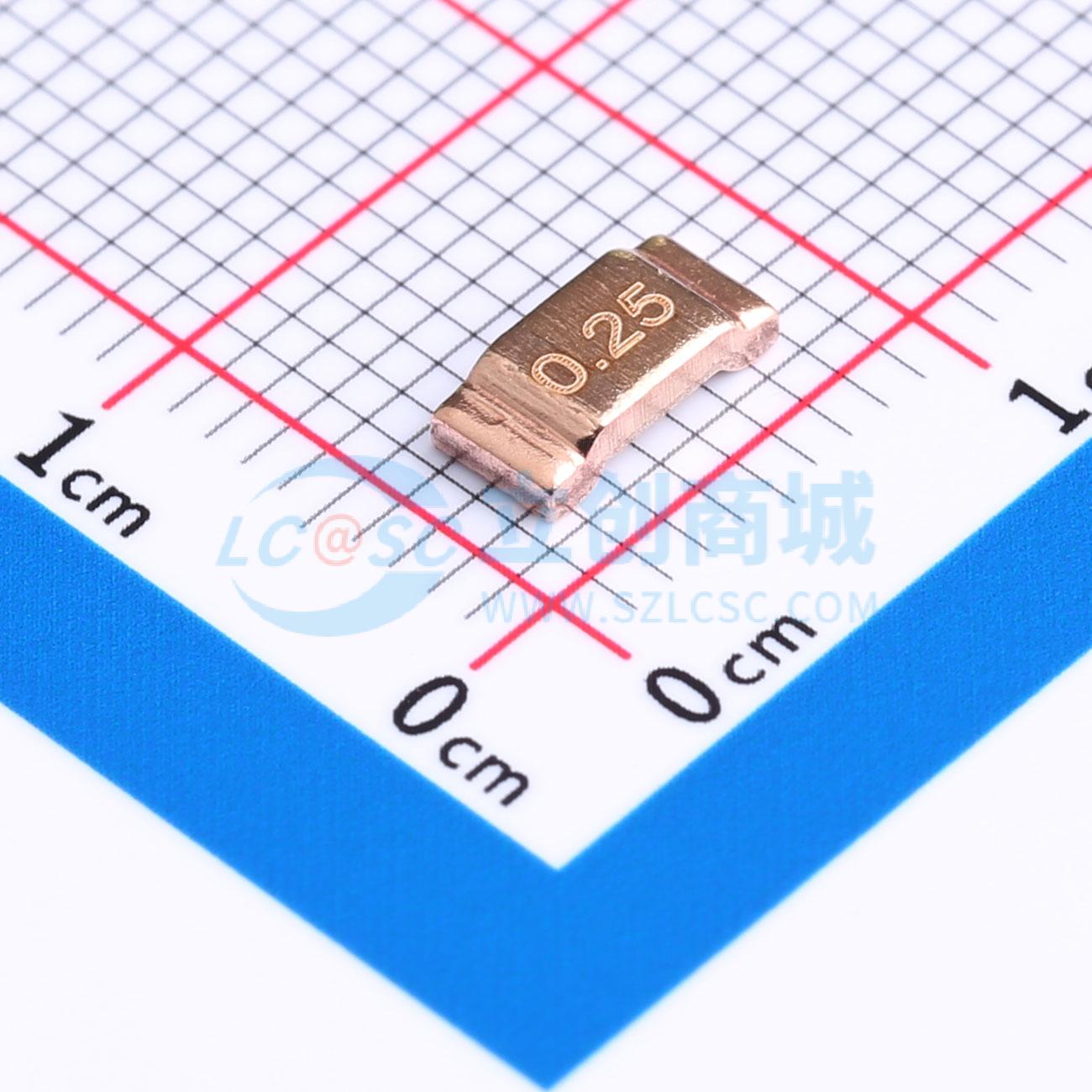 点击查看大图 HoLRS2512-3W-0.25mR-1%实物图