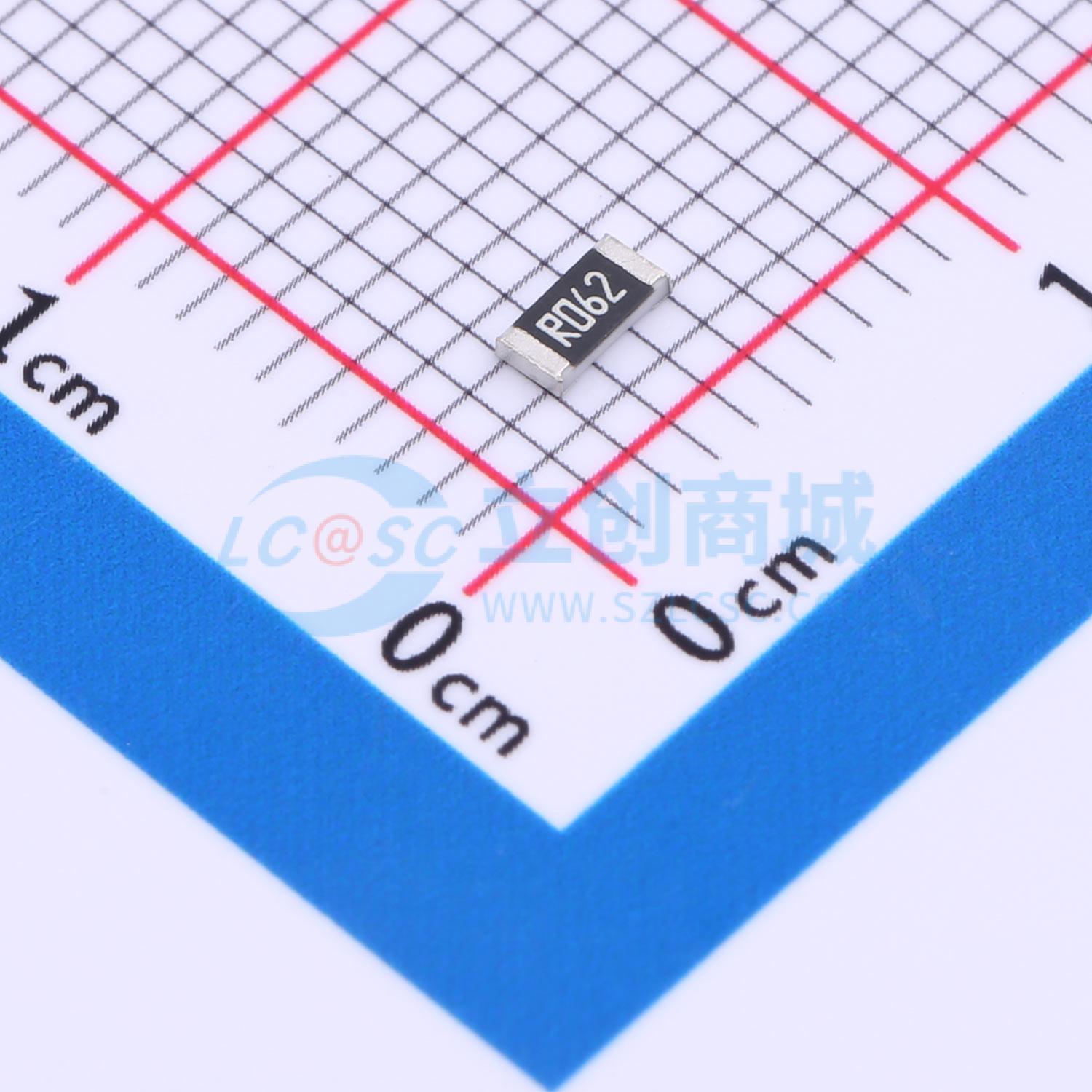 点击查看大图 CR1206J4R062G实物图