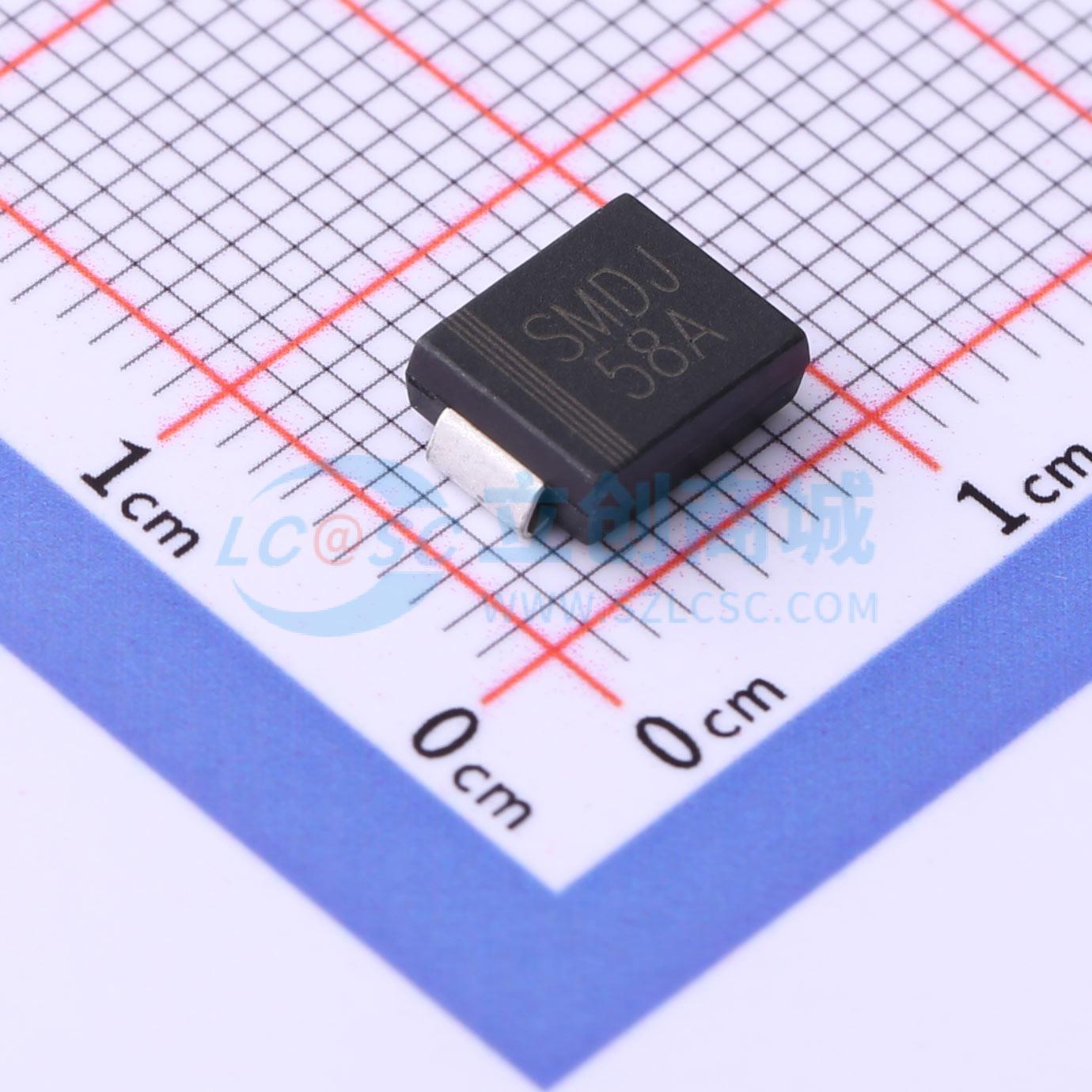 点击查看大图 SMDJ58A实物图