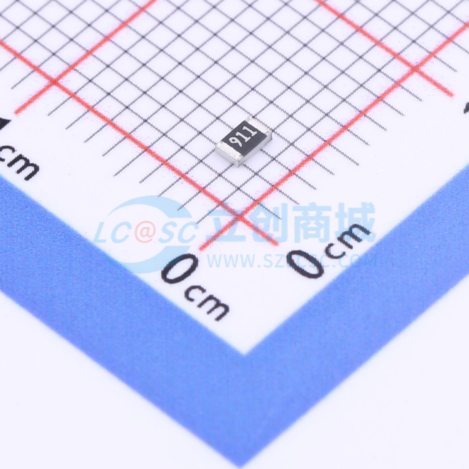 点击查看大图 CR0805J80911G实物图