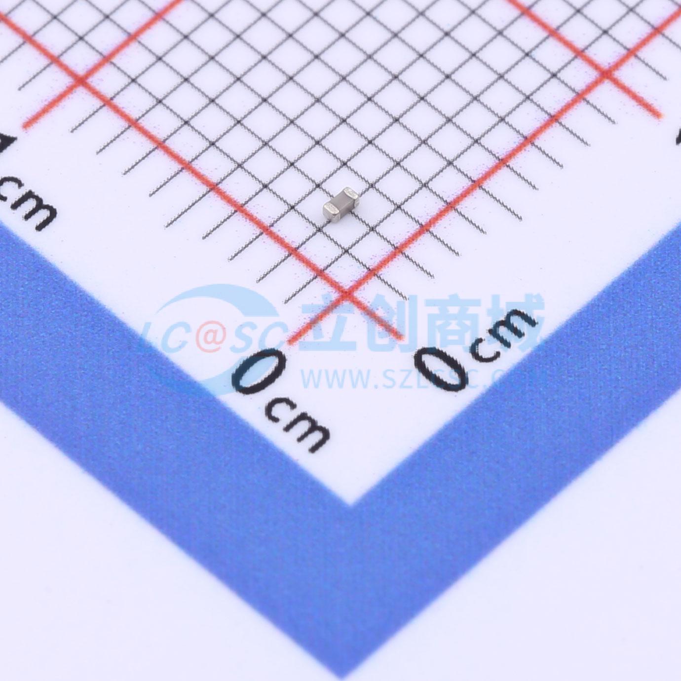 点击查看大图 0402CG8R5C500NT实物图