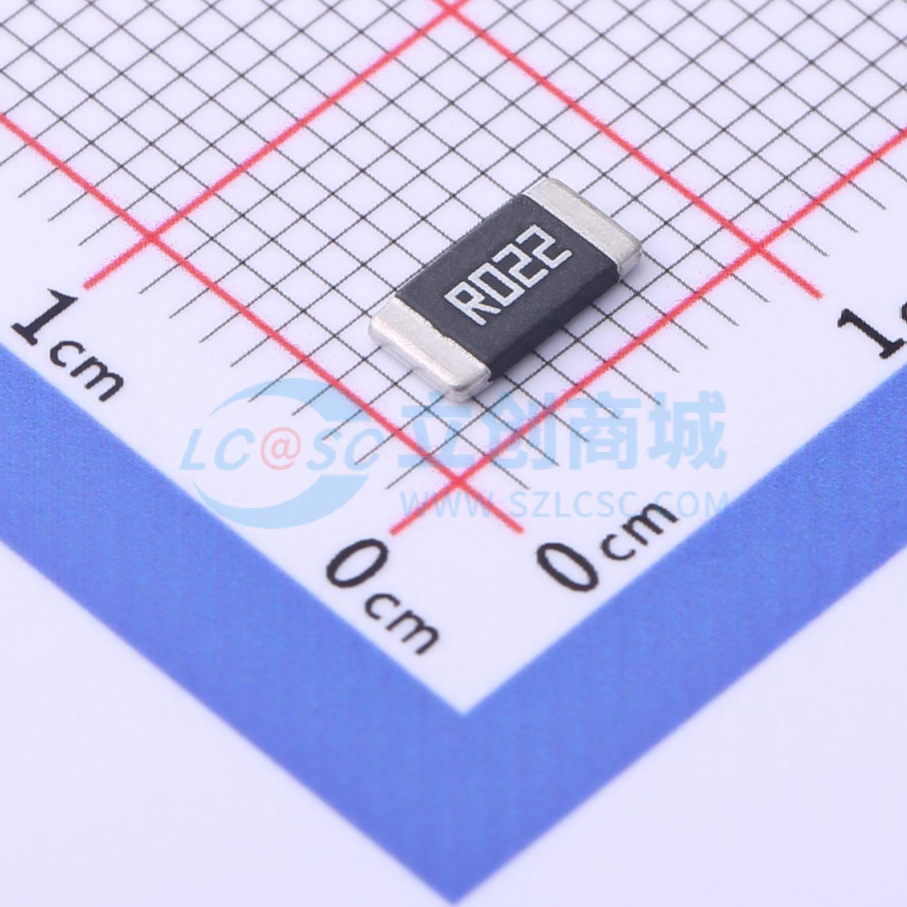 点击查看大图 HoLLR2512-3W-22mR-1%实物图