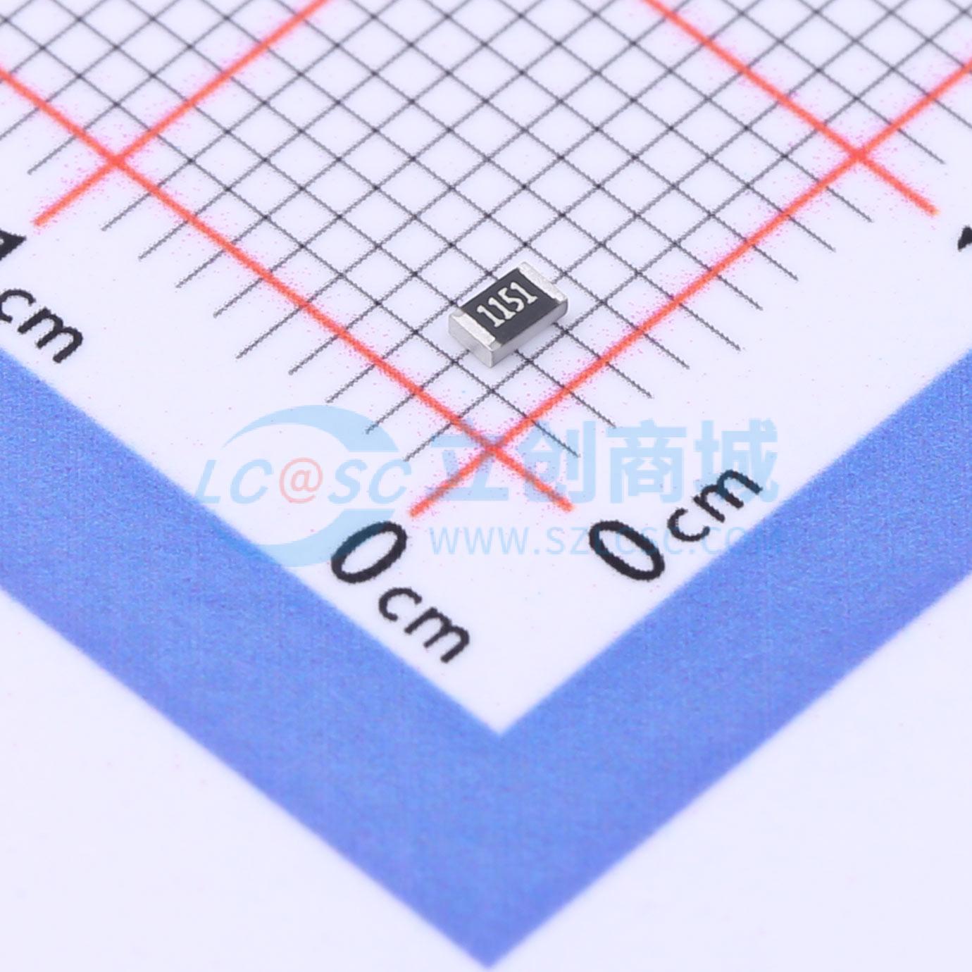 点击查看大图 SCR0805F1K15实物图