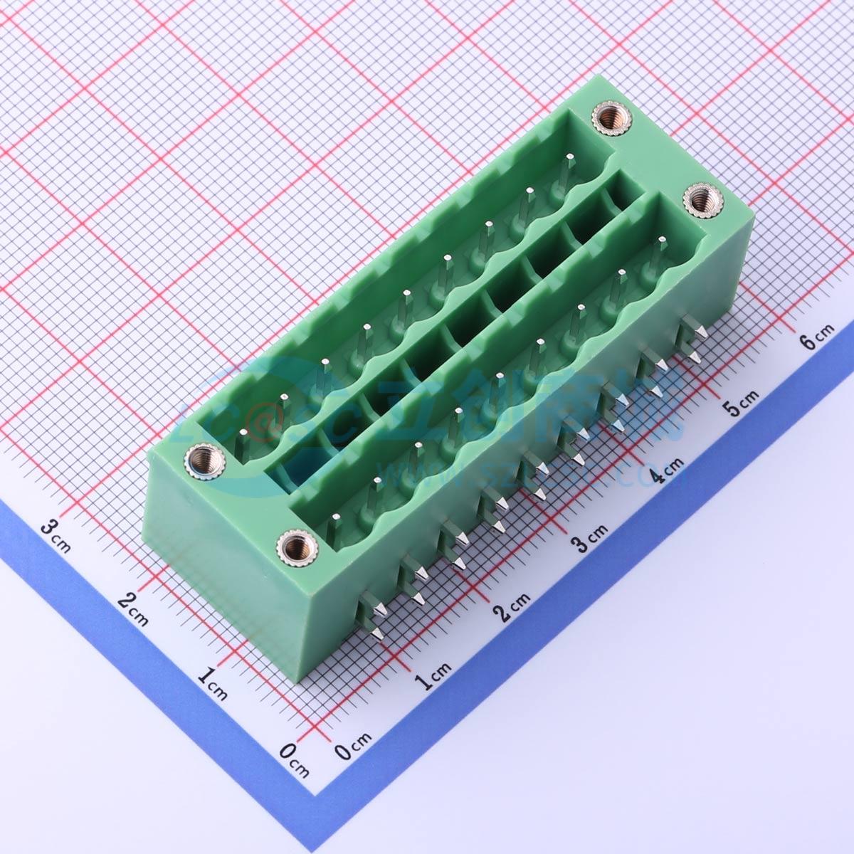 点击查看大图 KF2EDGKRHM-5.08-2*9P实物图