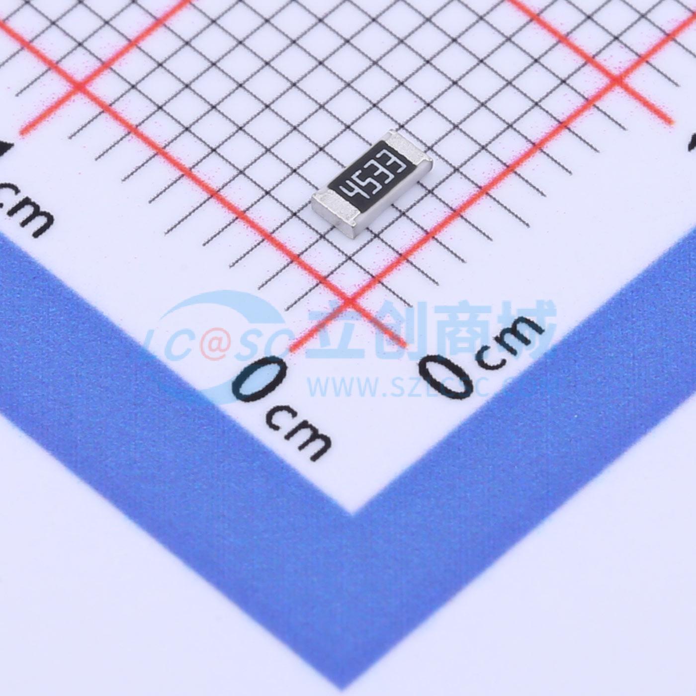 点击查看大图 FRC1206F4533TS实物图
