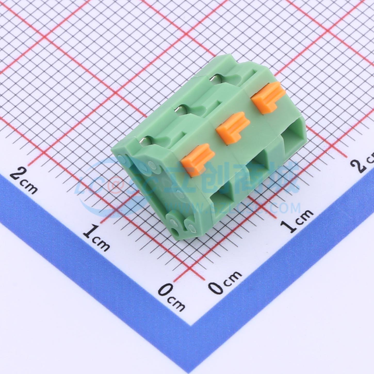 点击查看大图 KF238-5.0-3P-1实物图