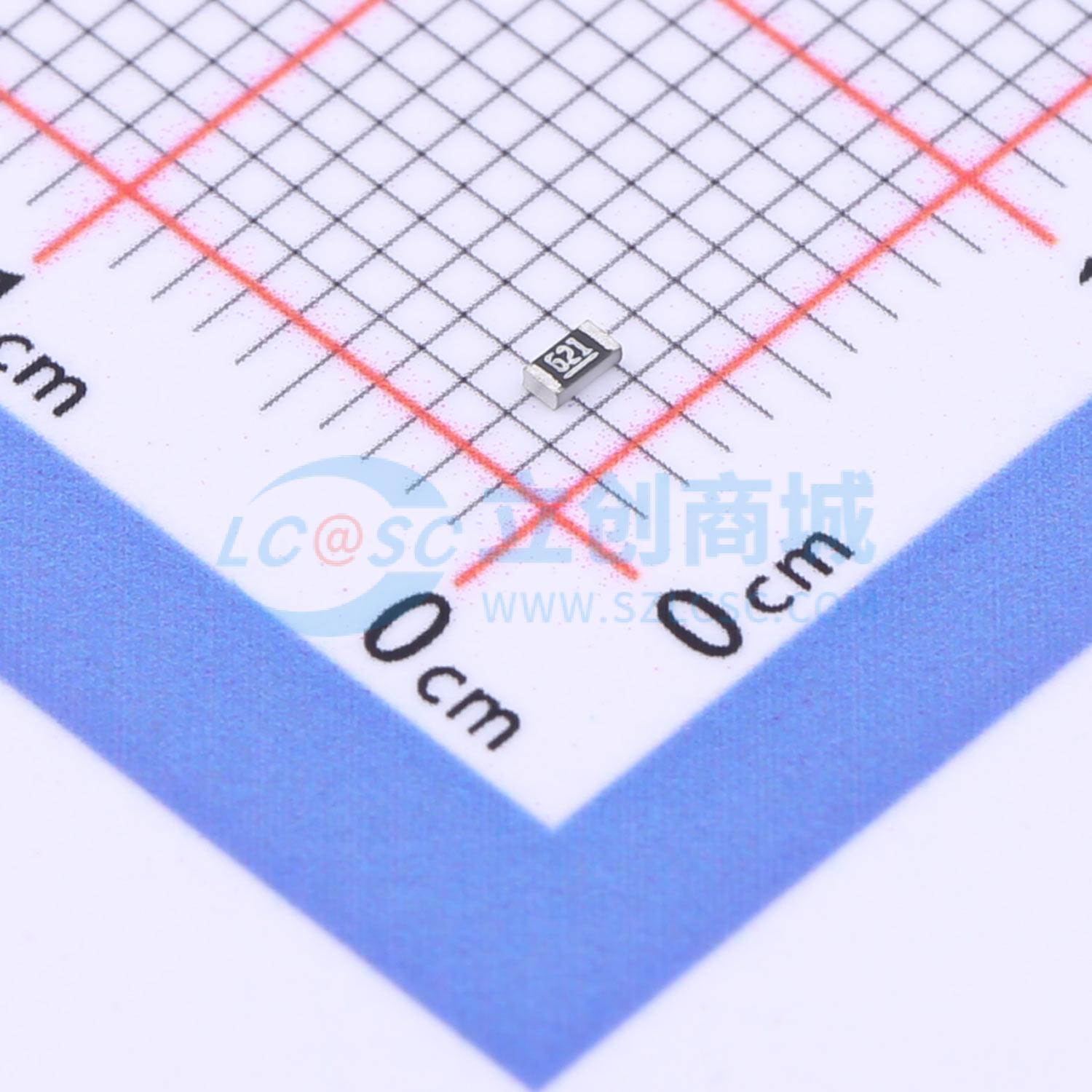 点击查看大图 SCR0603F620R实物图