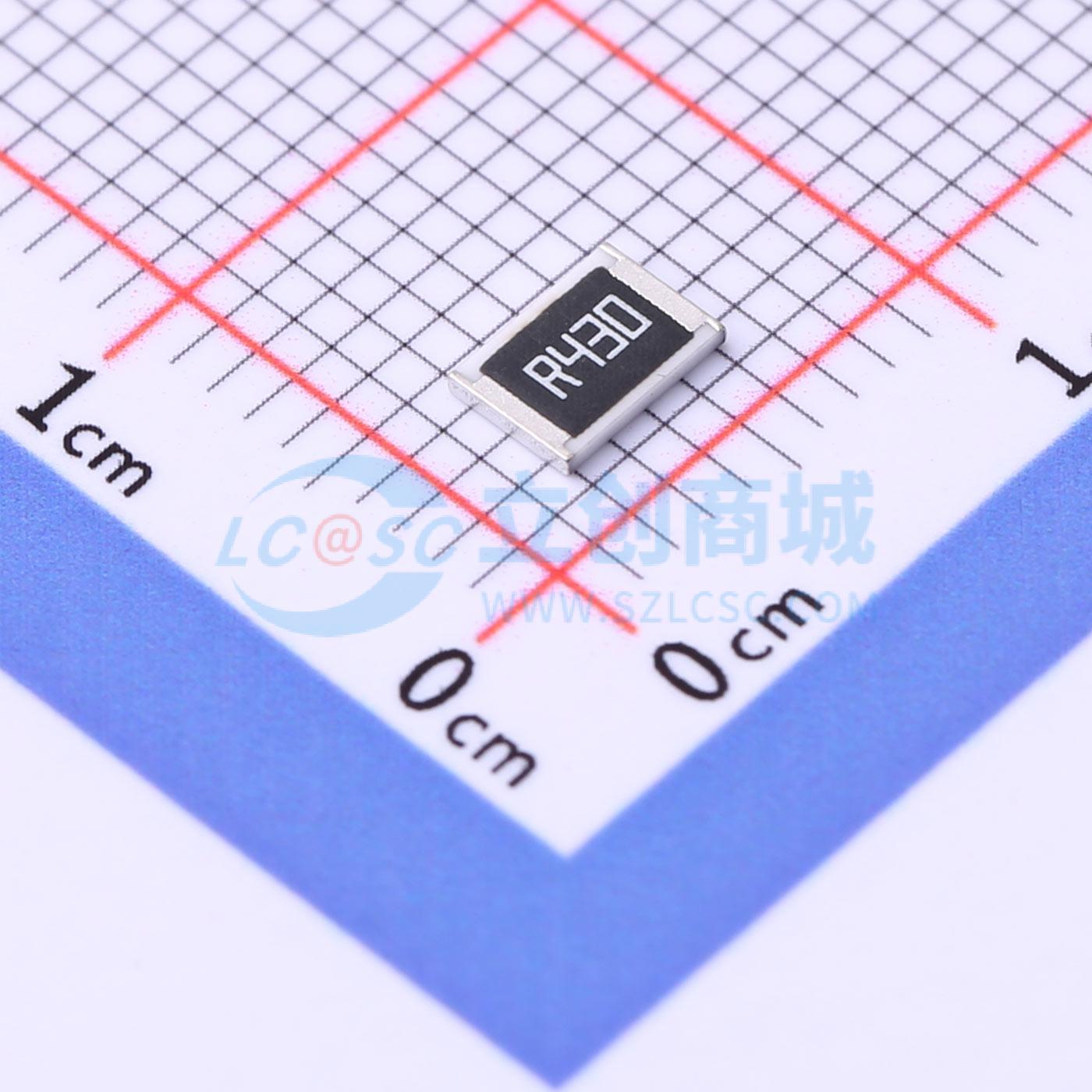 点击查看大图 FRL1812JR430TS实物图