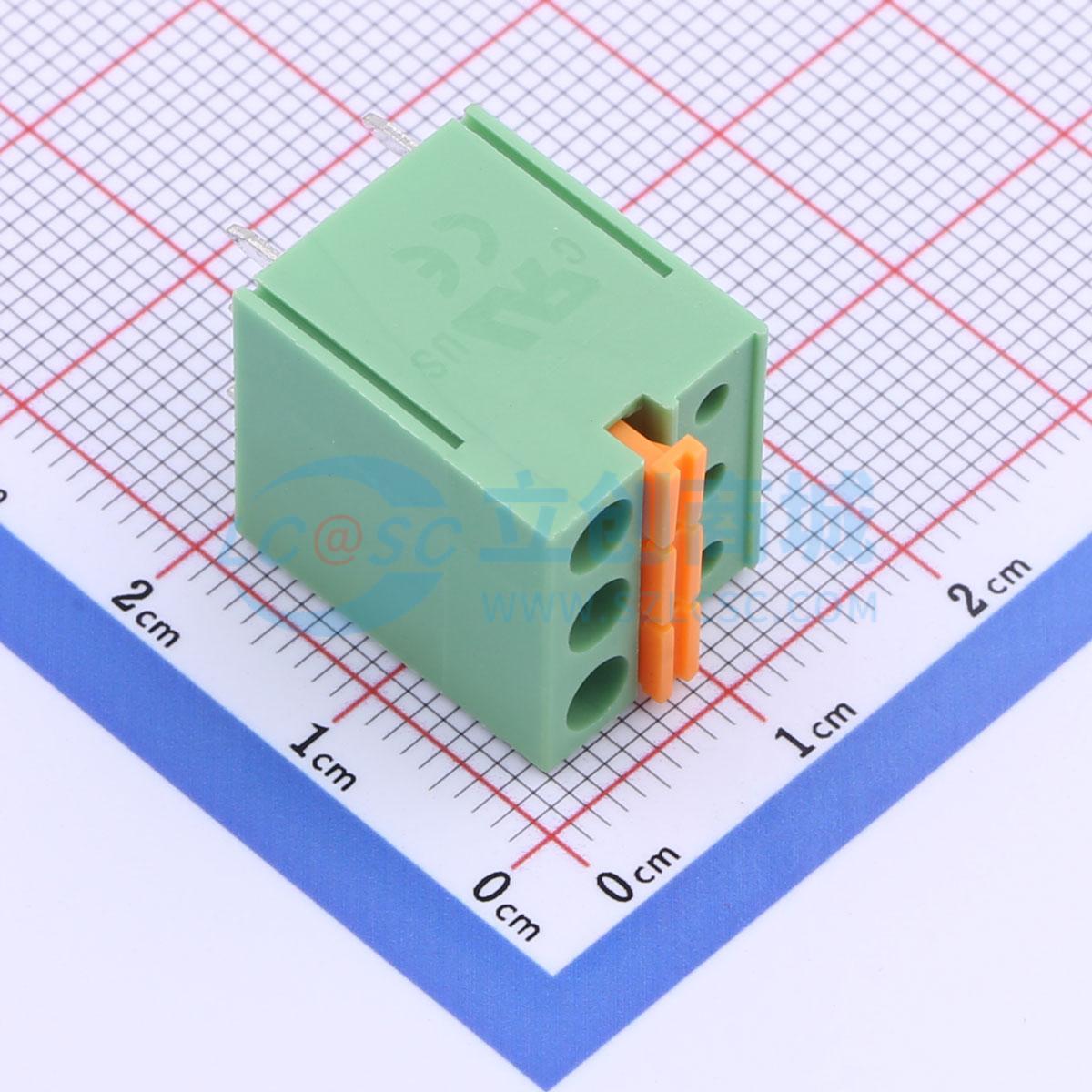 点击查看大图 KF144-5.08-3P实物图