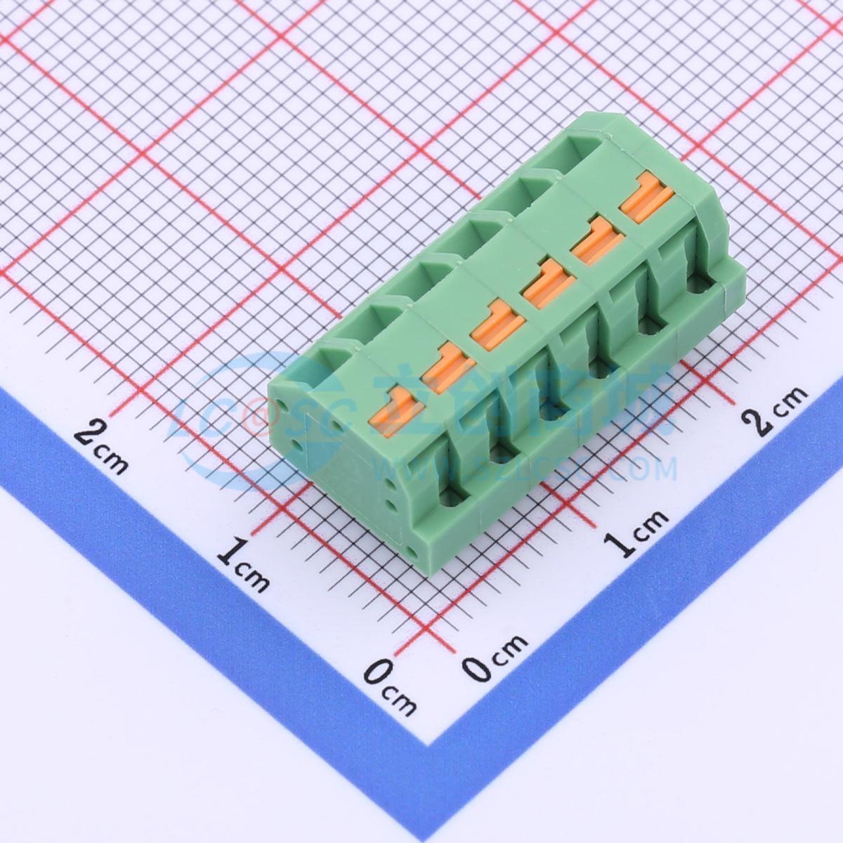 点击查看大图 KF238-3.5-6P-2实物图
