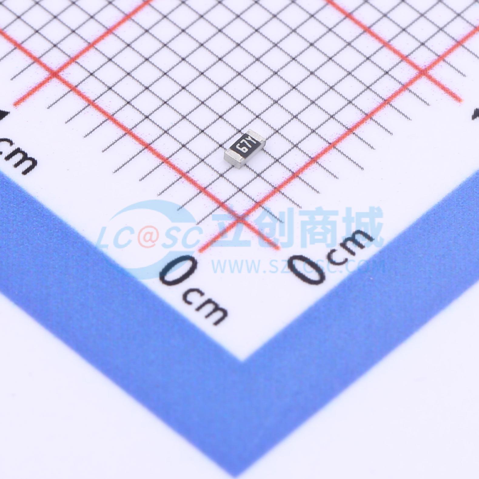 点击查看大图 CR0603FA4R87G实物图