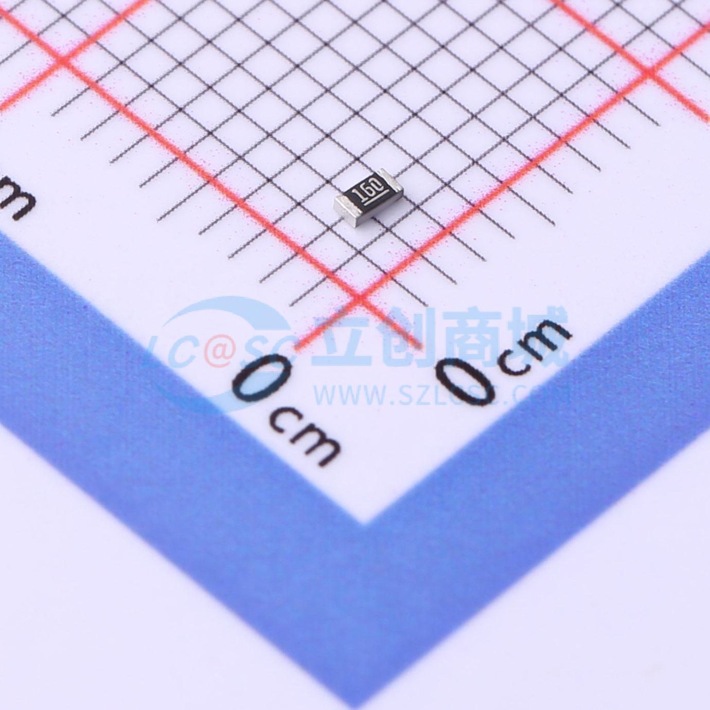 点击查看大图 SCR0603F16R实物图