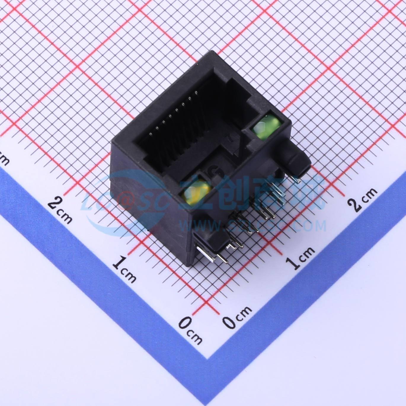 点击查看大图 HC-RJ45-056A-1-5实物图