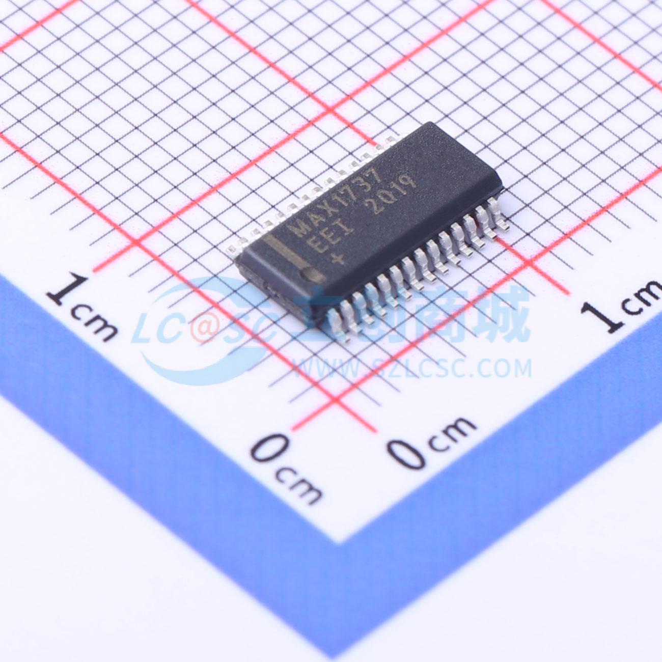 点击查看大图 MAX1737EEI+T实物图