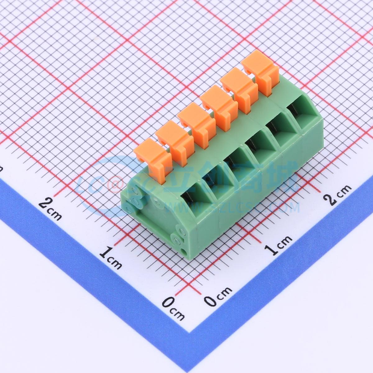 点击查看大图 KF238-3.5-6P-3实物图