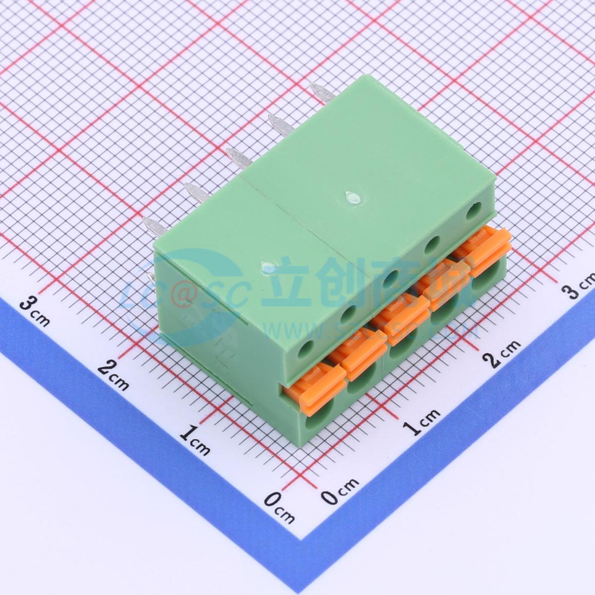 KF144-5.08-5P实物图