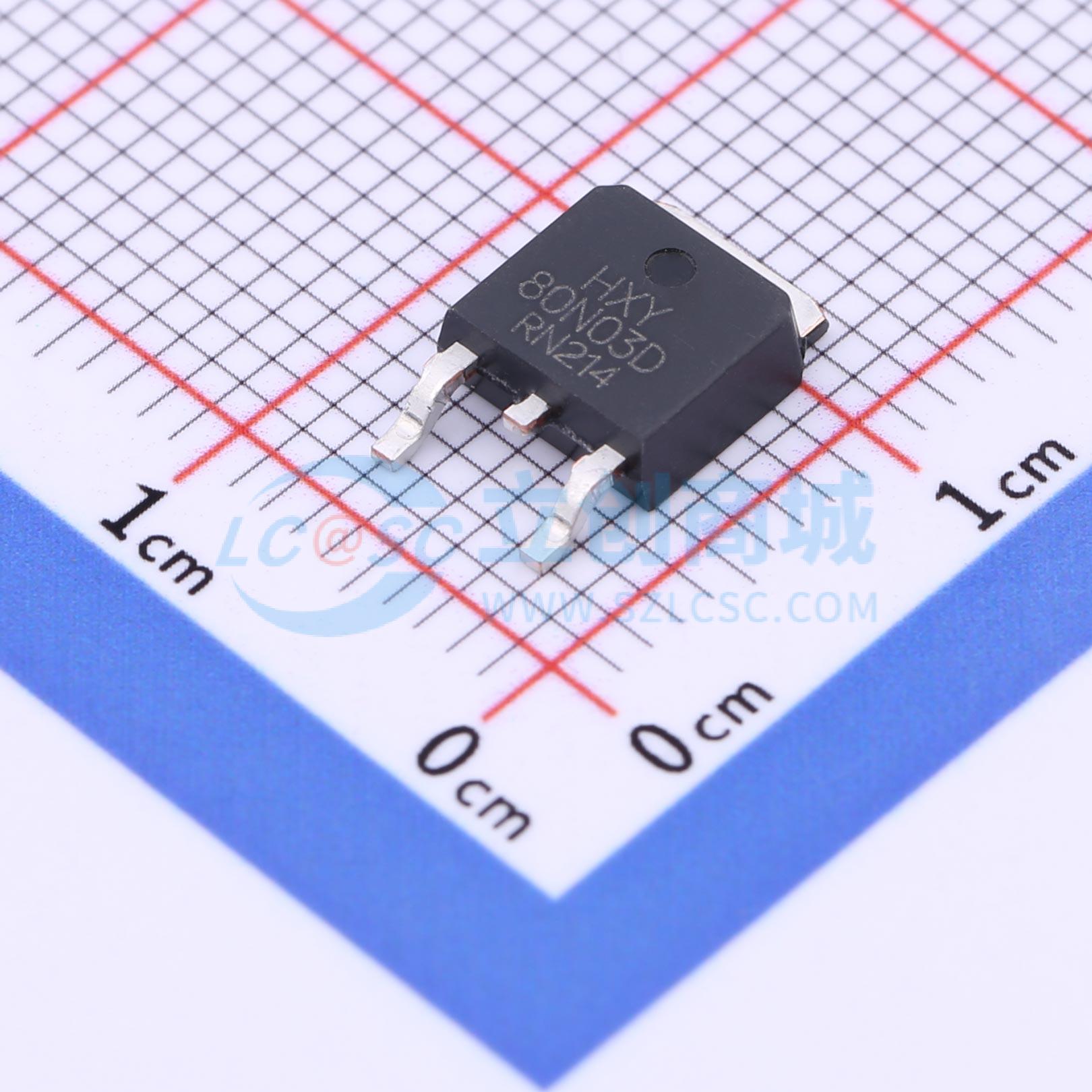 点击查看大图 HXY80N03D实物图