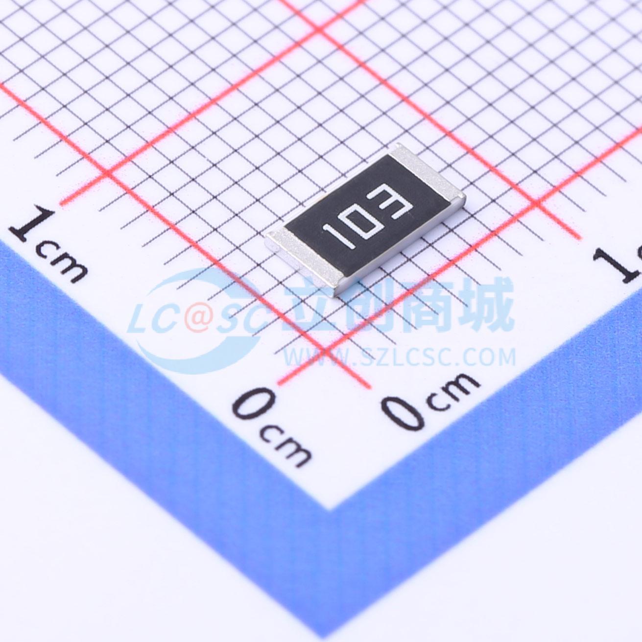 点击查看大图 FRC2512J103 TS实物图