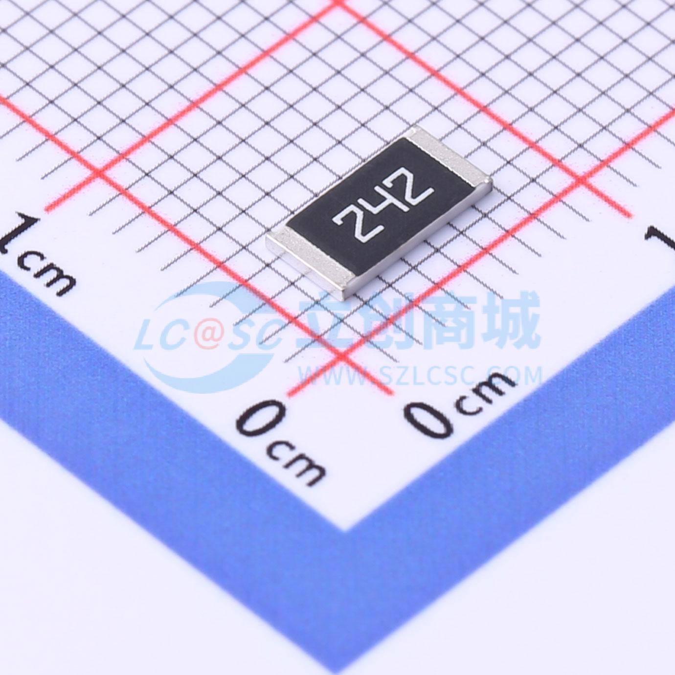 点击查看大图 FRC2512J242 TS实物图