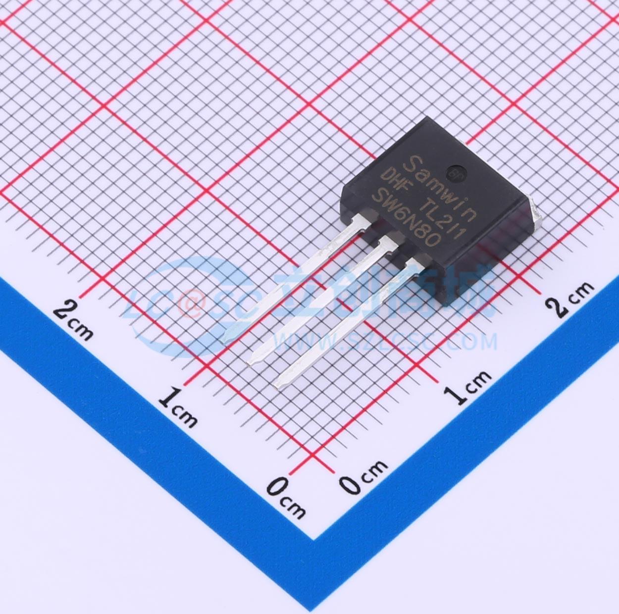 点击查看大图 SWJ6N80D实物图