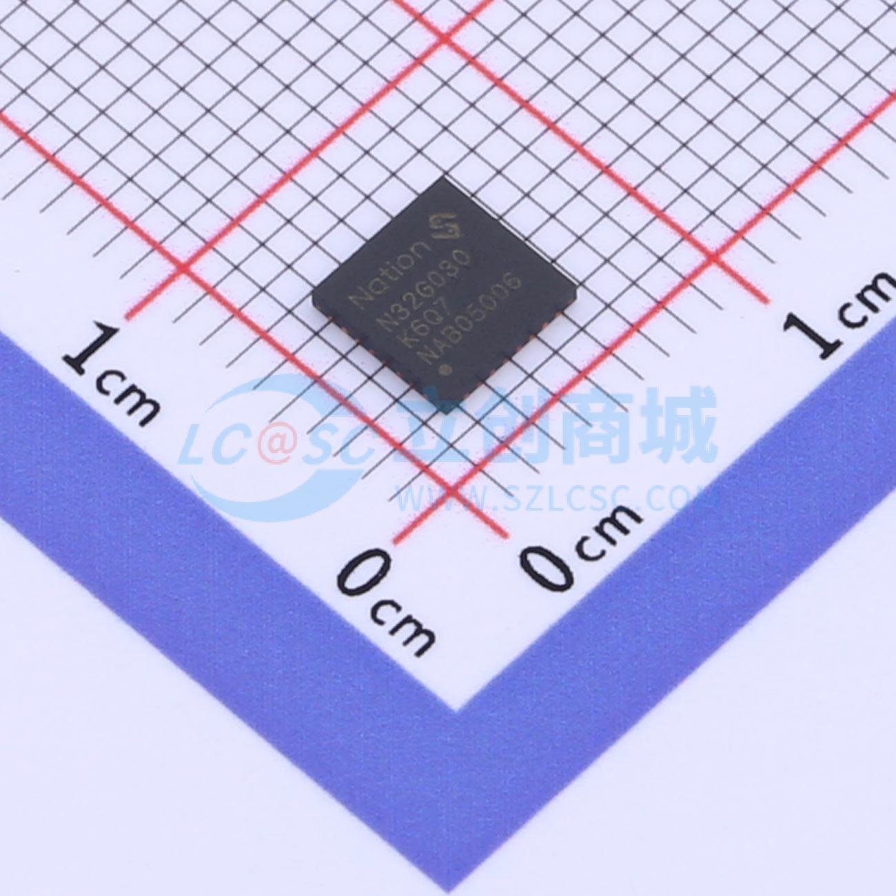 点击查看大图 N32G030K6Q7实物图