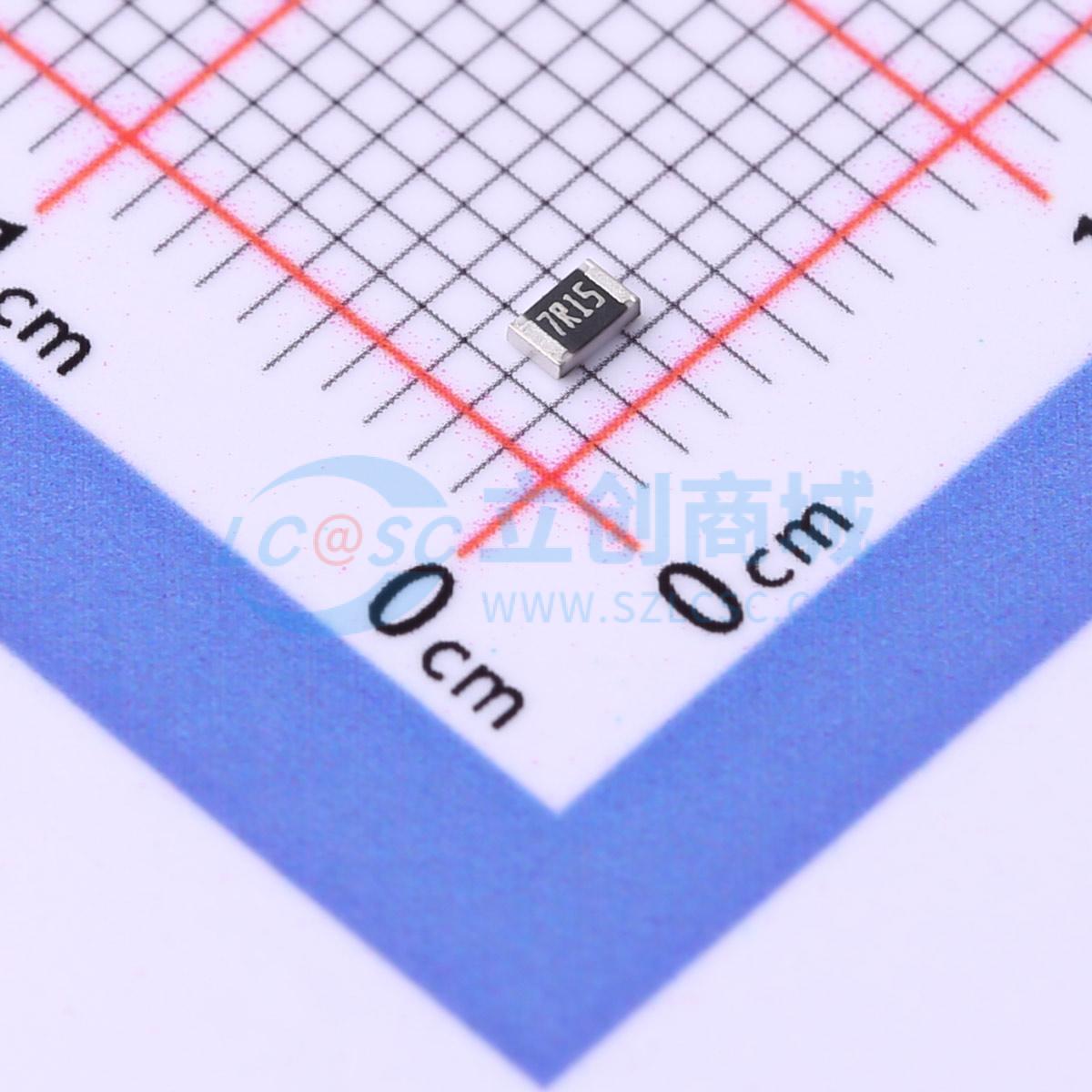 点击查看大图 CR0805F87R15G实物图