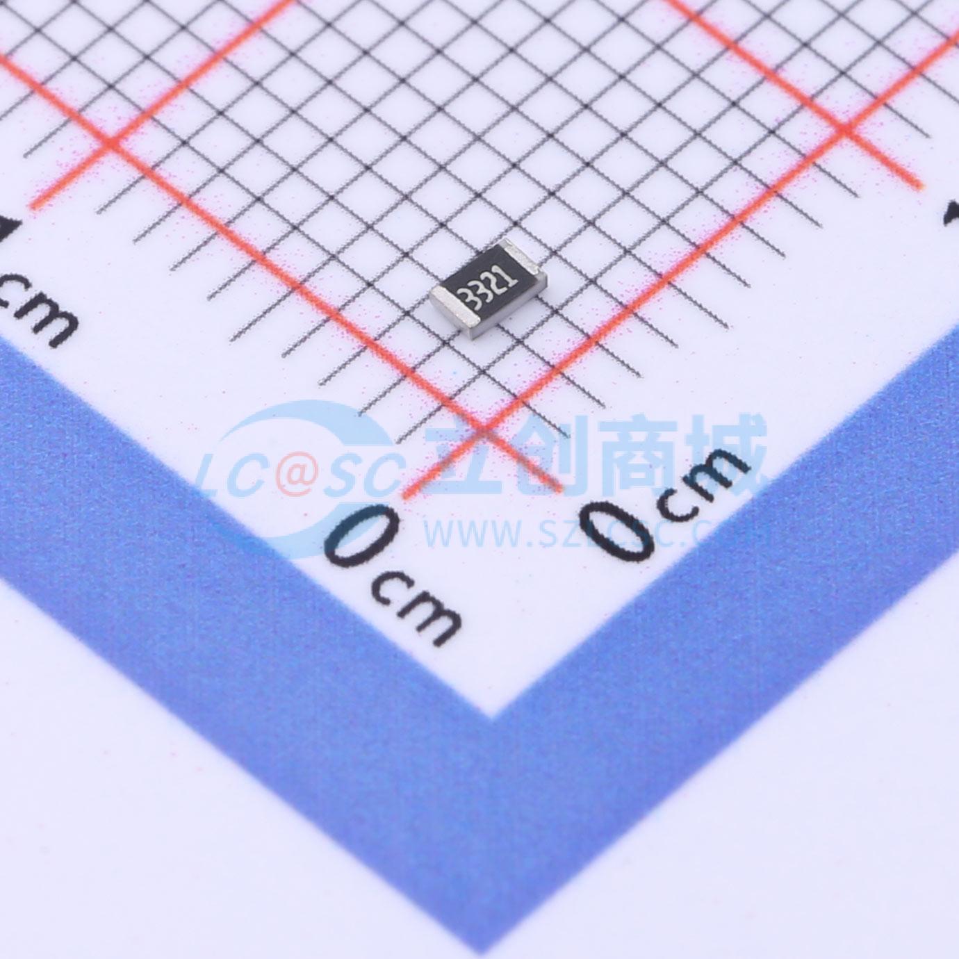 点击查看大图 SCR0805F3K32实物图