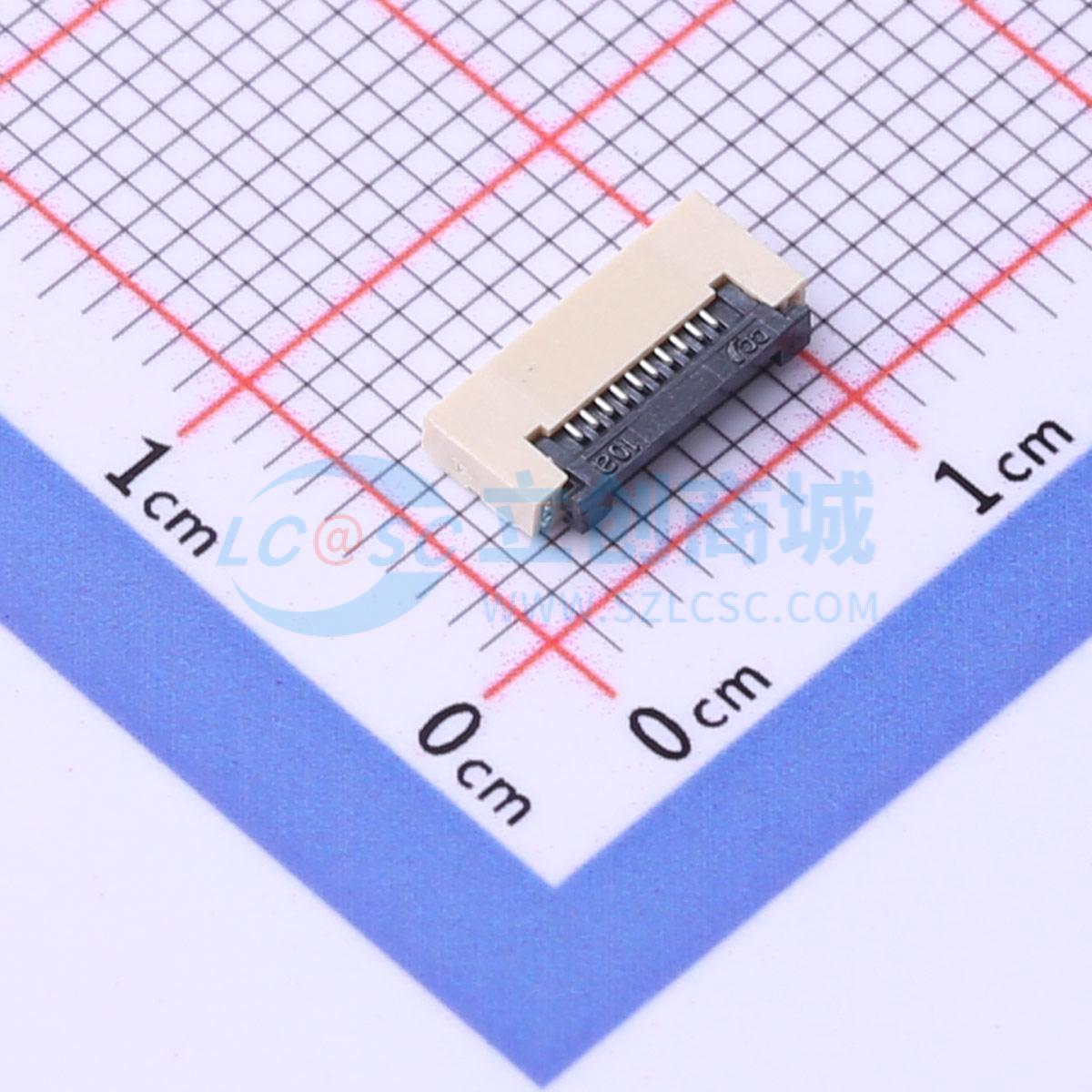 点击查看大图 FPC-0.5FX-10PWBH15实物图