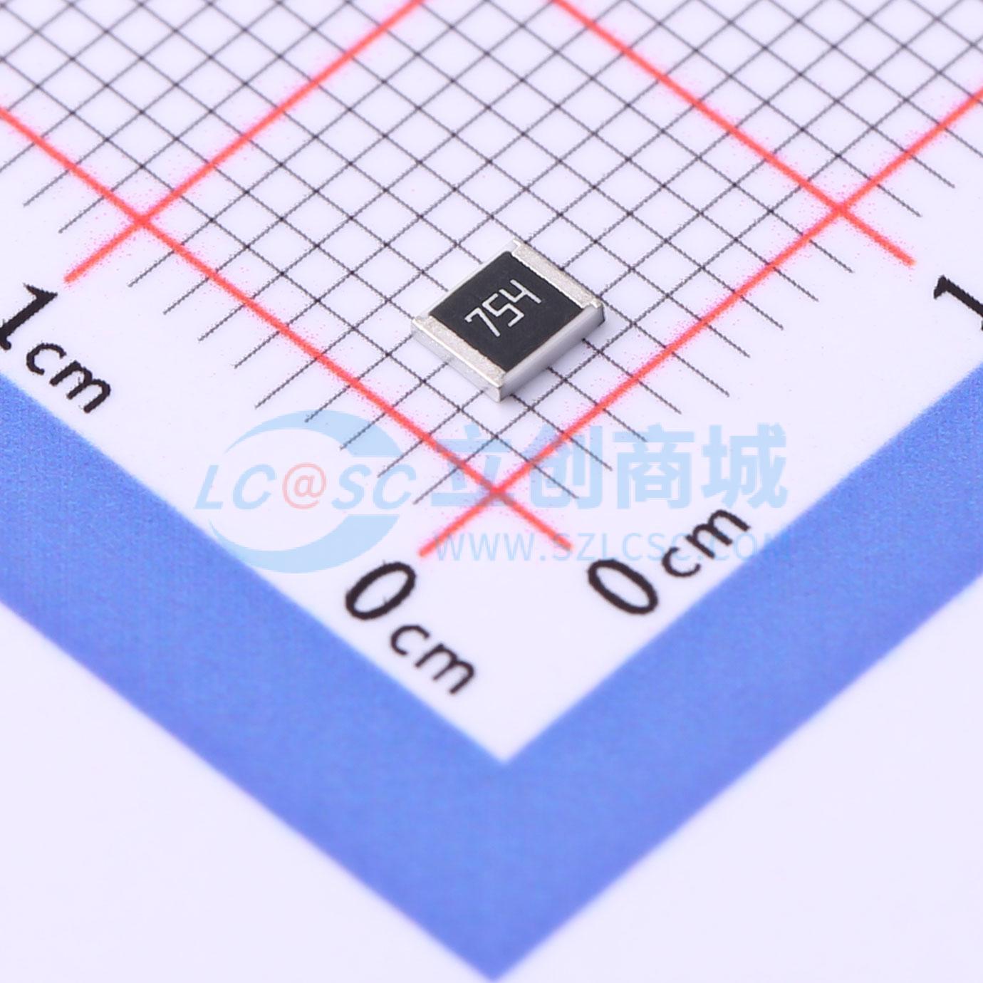点击查看大图 FRC1210J754TS实物图